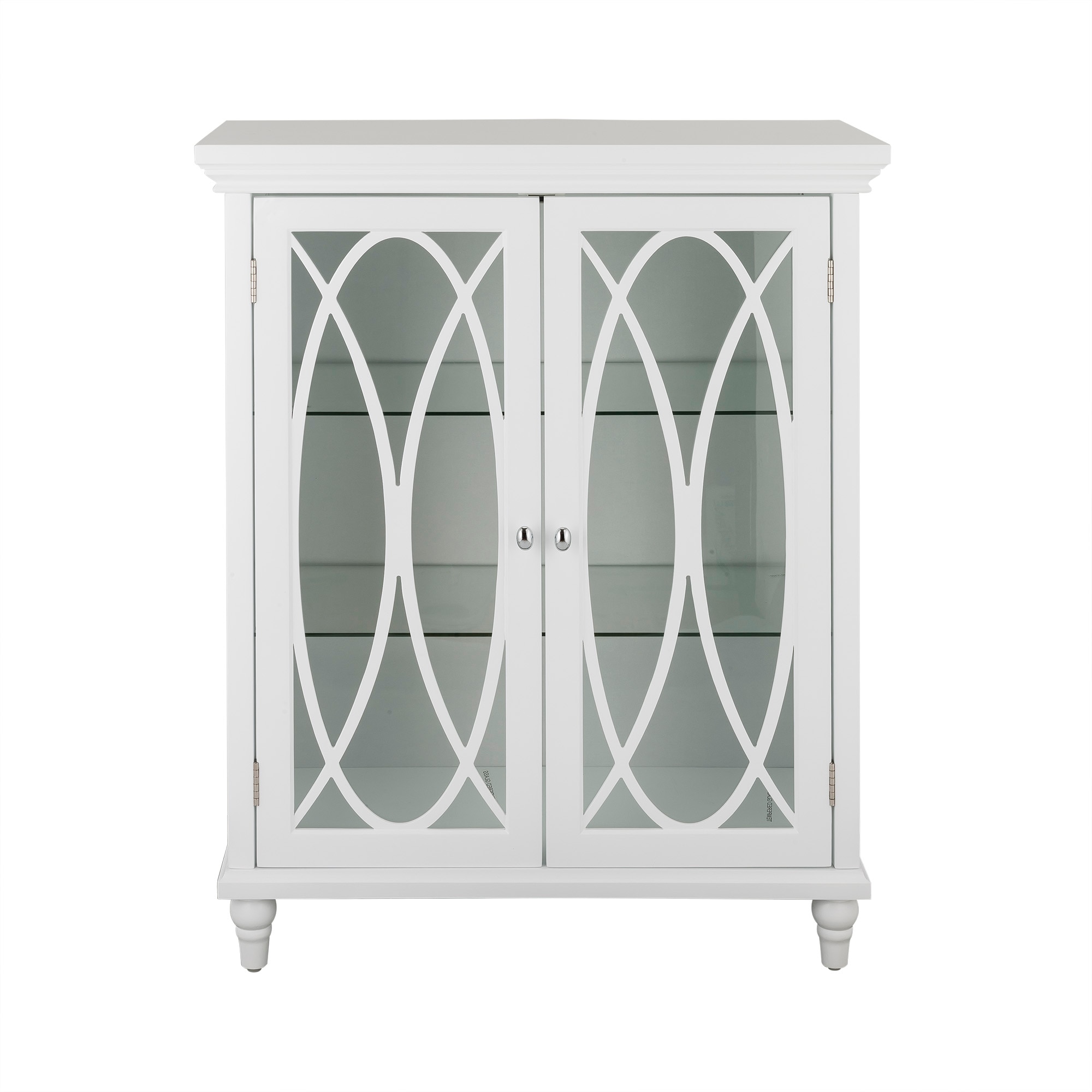Teamson Home Florence 26-in x 32-in x 12.5-in White Freestanding Linen Cabinet #ELG-635