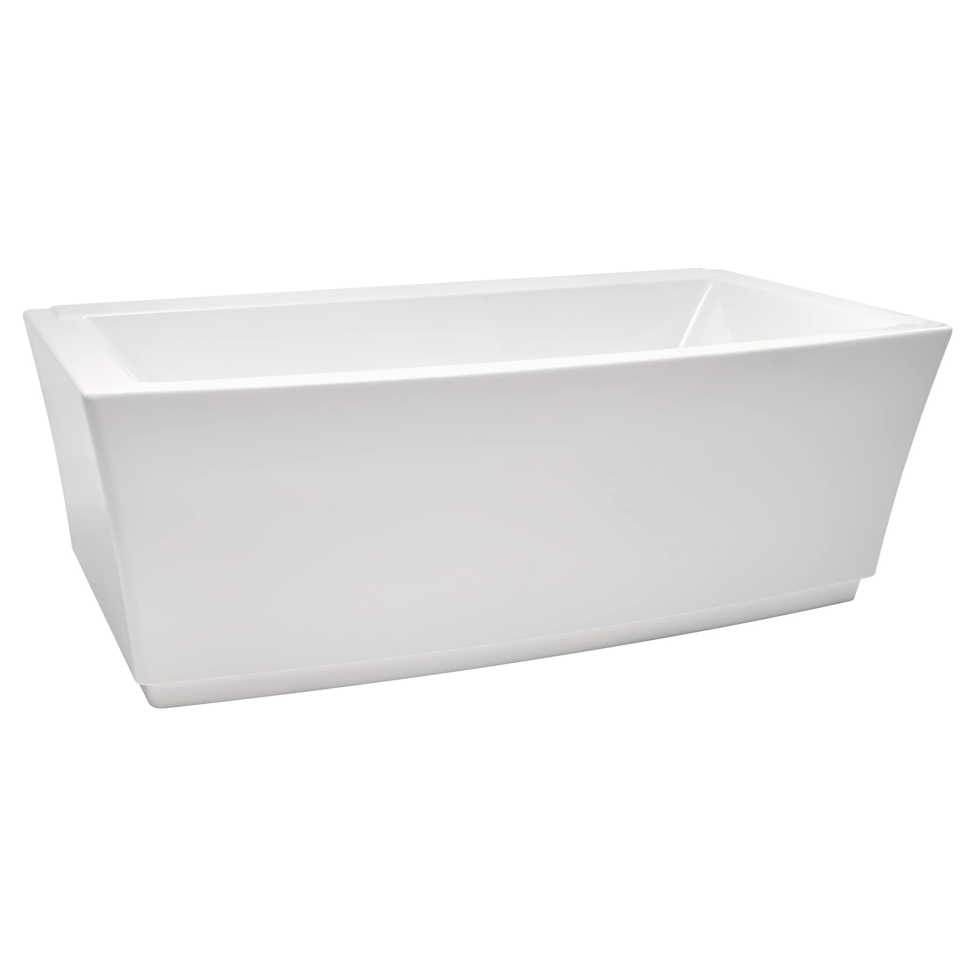 American Standard 2691004.020 Townsend 36.0-in x 67.9375-in White Acrylic Rectangular Alcove Soaking bathtub ( Center Drain )