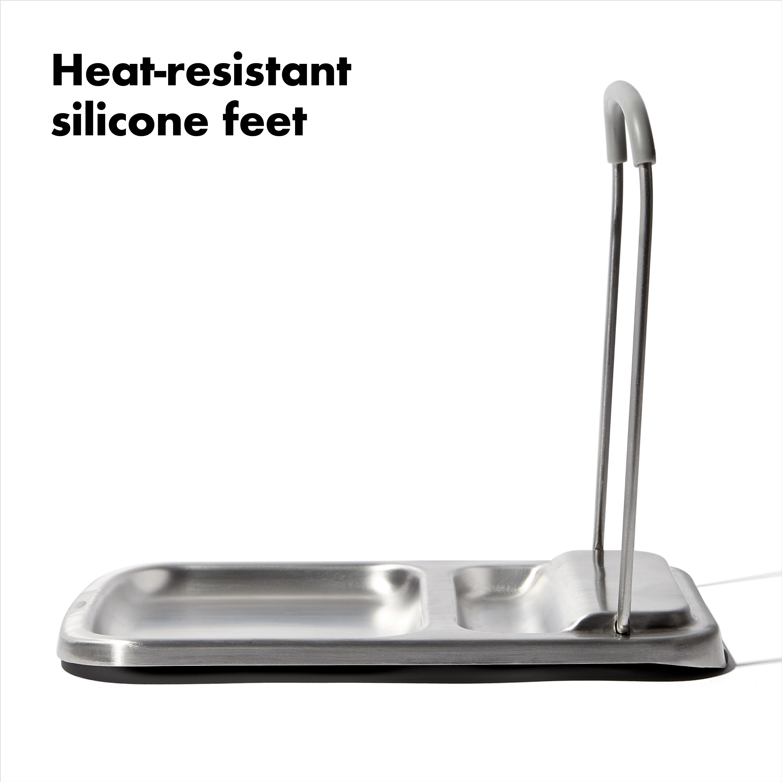 Stainless Steel Ladle Rest - 5 3/8Dia x 10 1/4H