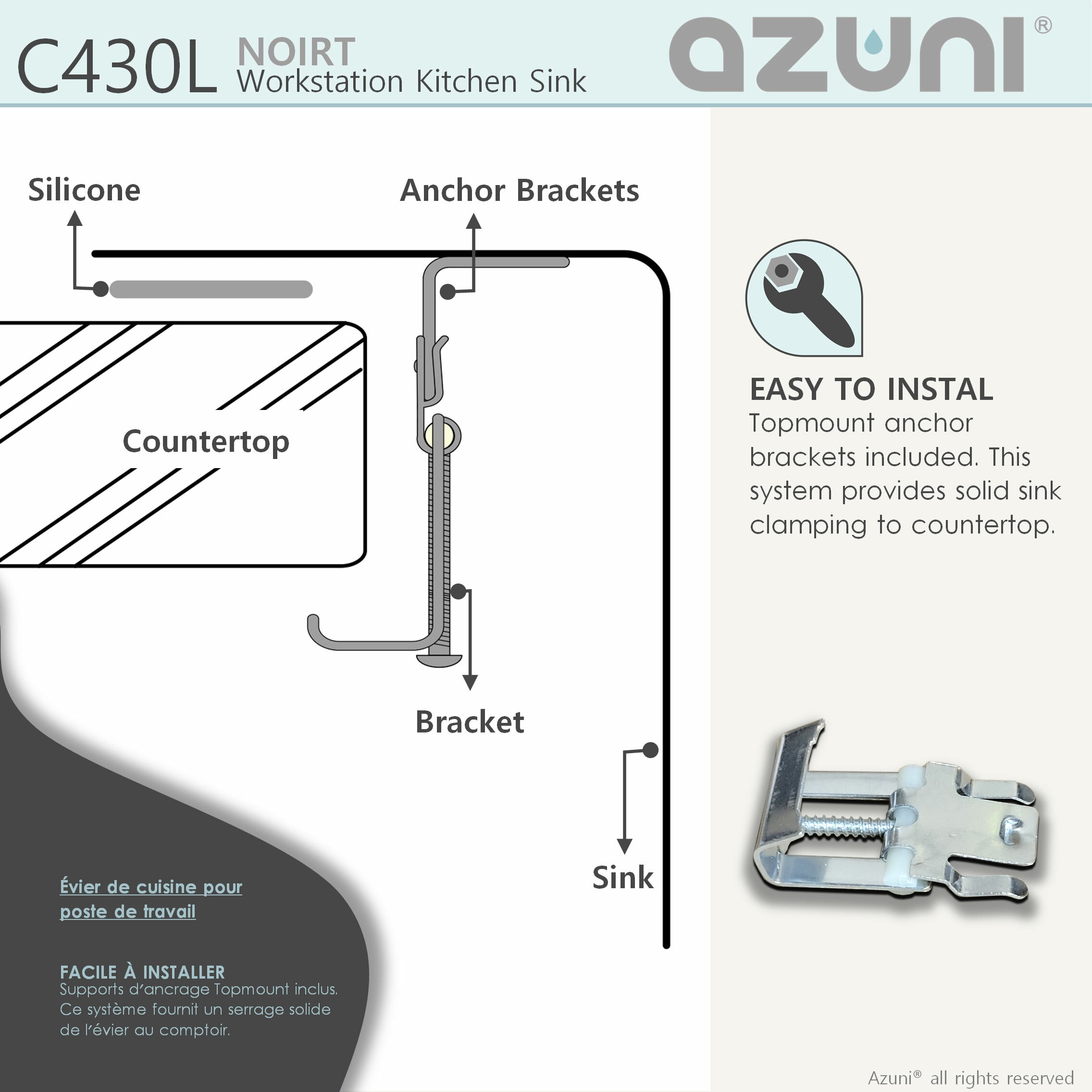 Azuni C430L1 Kitchen-Sinks - View #14