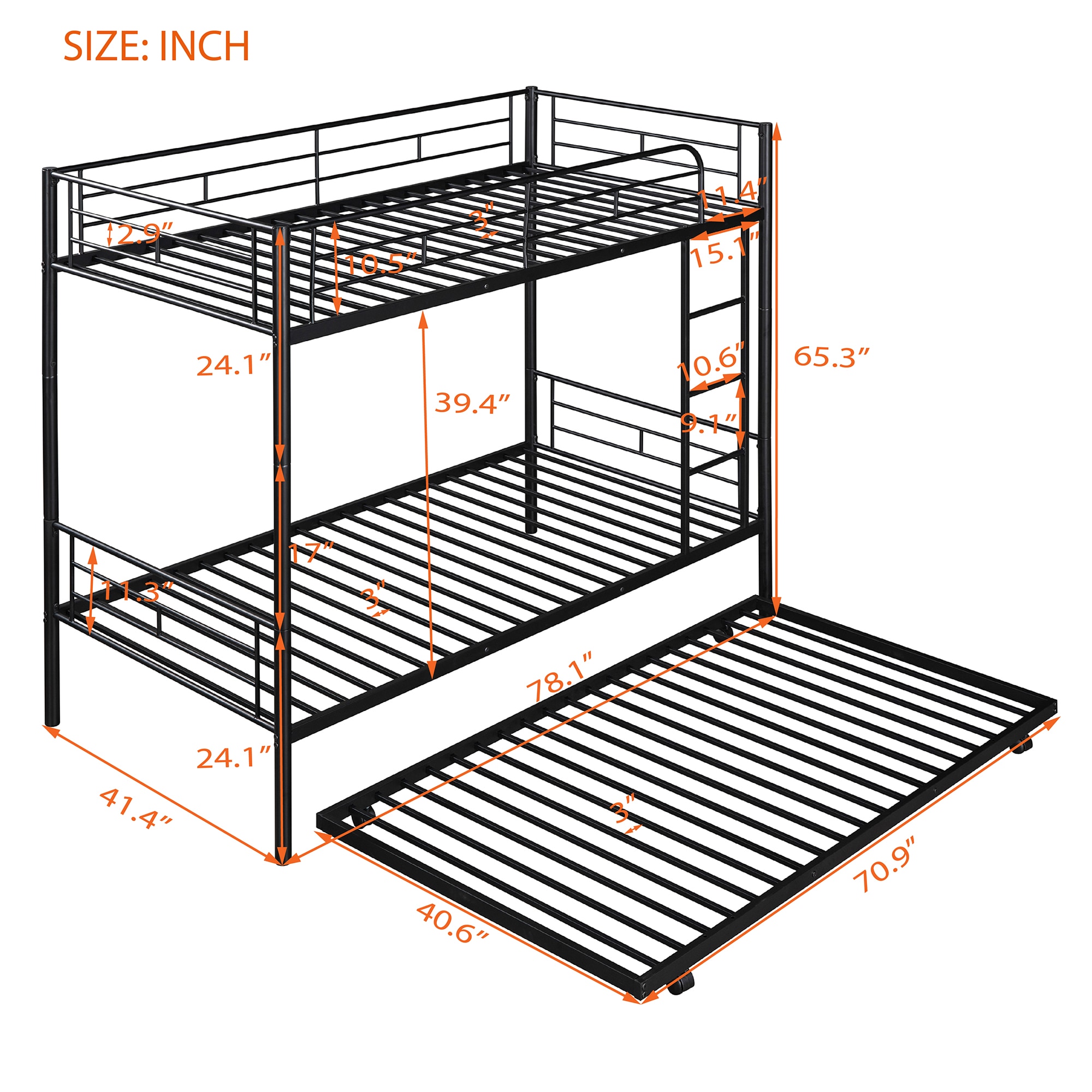 ModernLuxe MF291667AAB Bunk-Beds - View #14