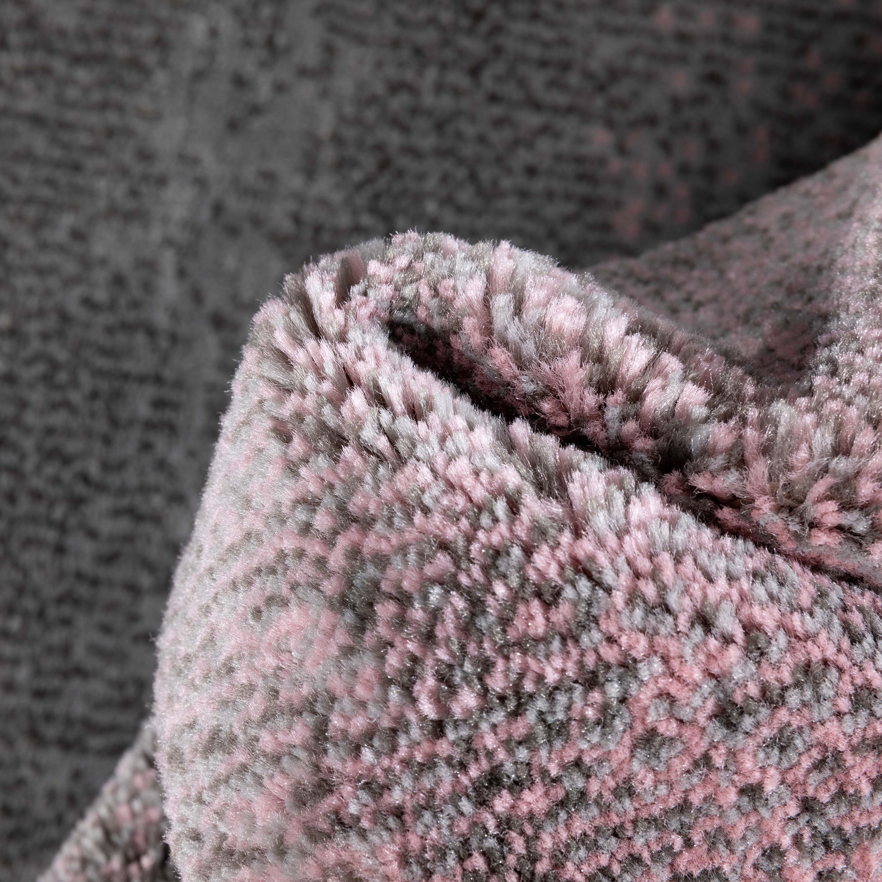 Blush Abstract Synthetic Reversible Runner Rug 2'3" x 7'3"