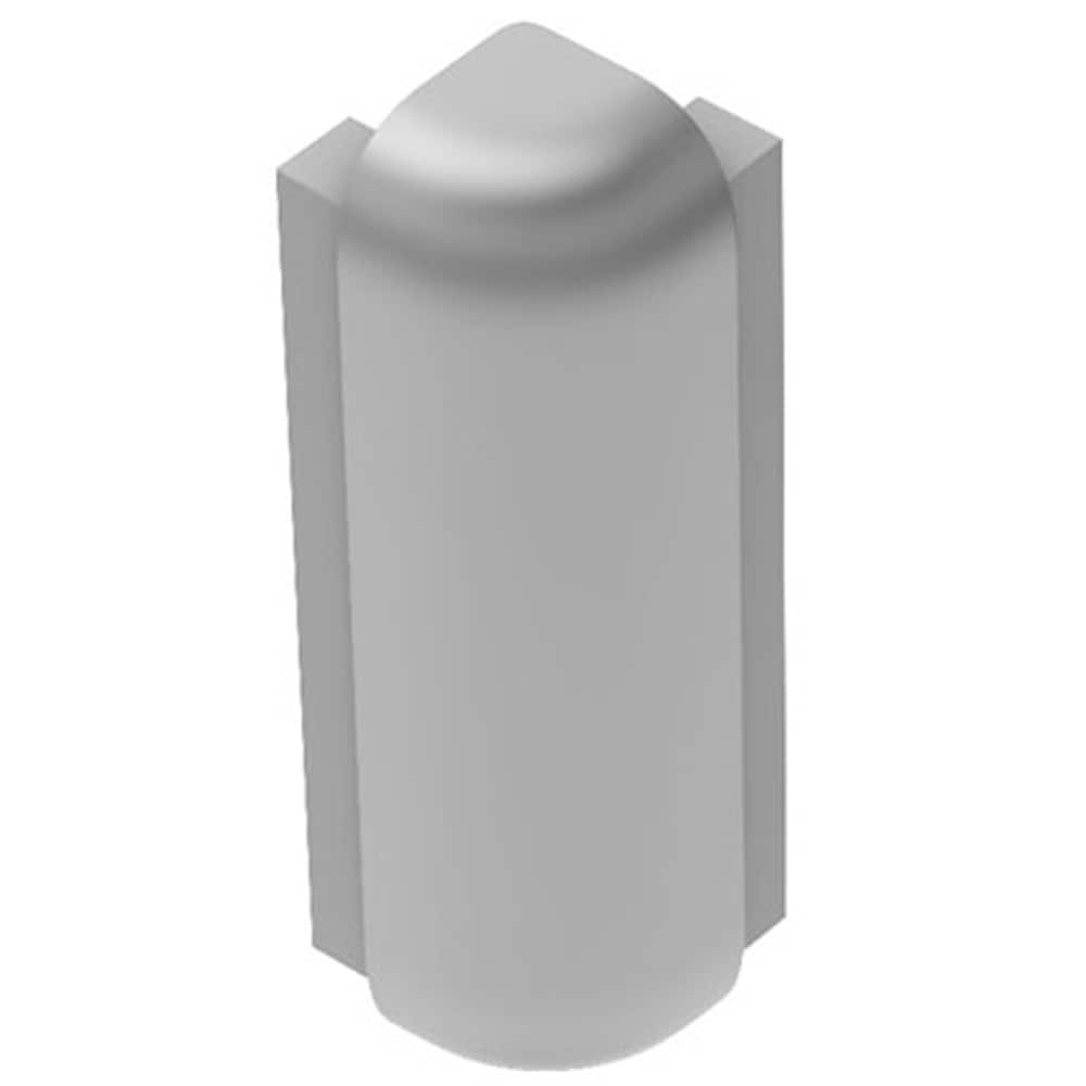 Schluter Systems E90RS125AE57 Rondec-Step 0.5-in W x 2.75-in L Satin anodized aluminum Aluminum Outside corner Tile Edge Trim