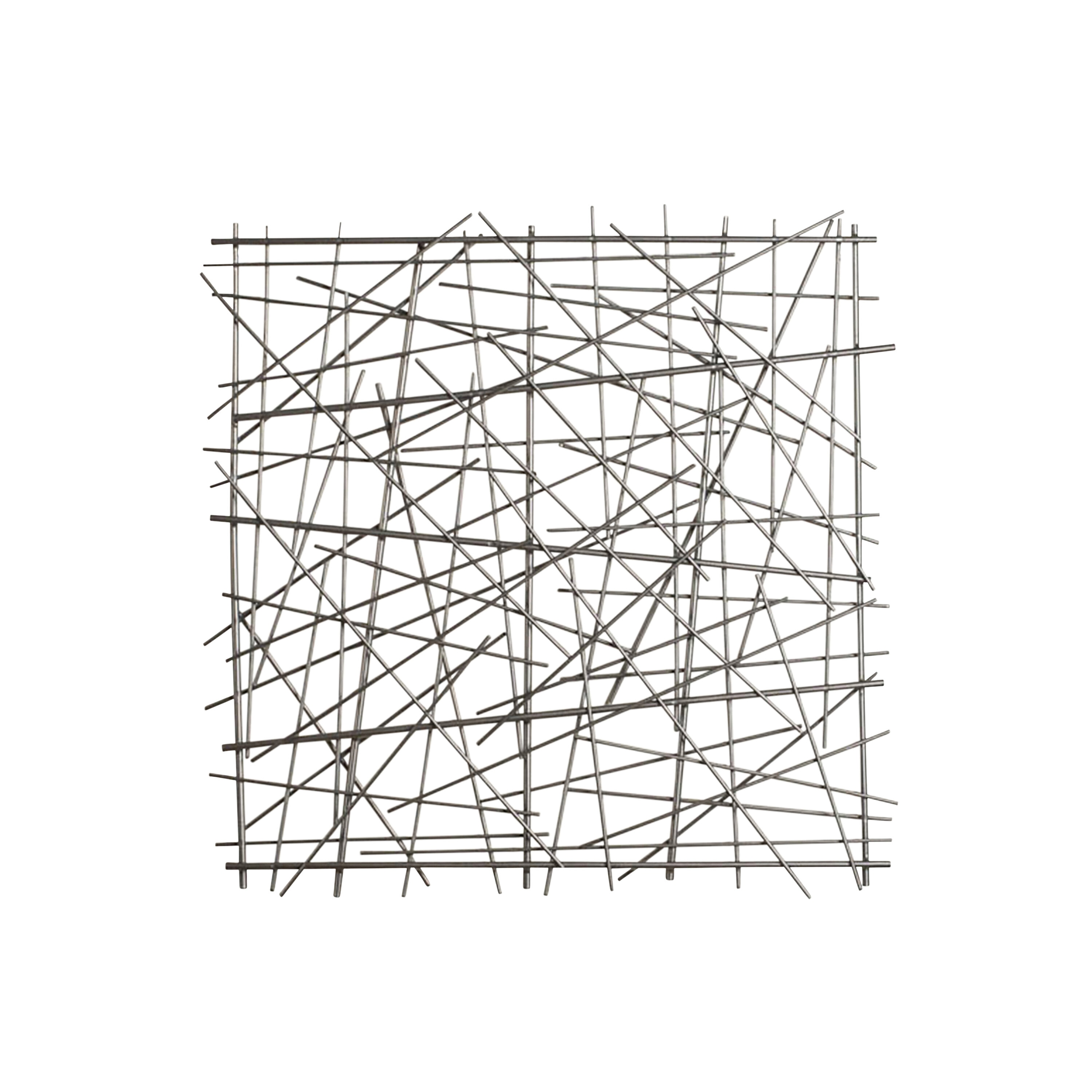 Sagebrook Home 14995 21-in W x 21-in H Metal Abstract and Geometric Abstract Wall Accent