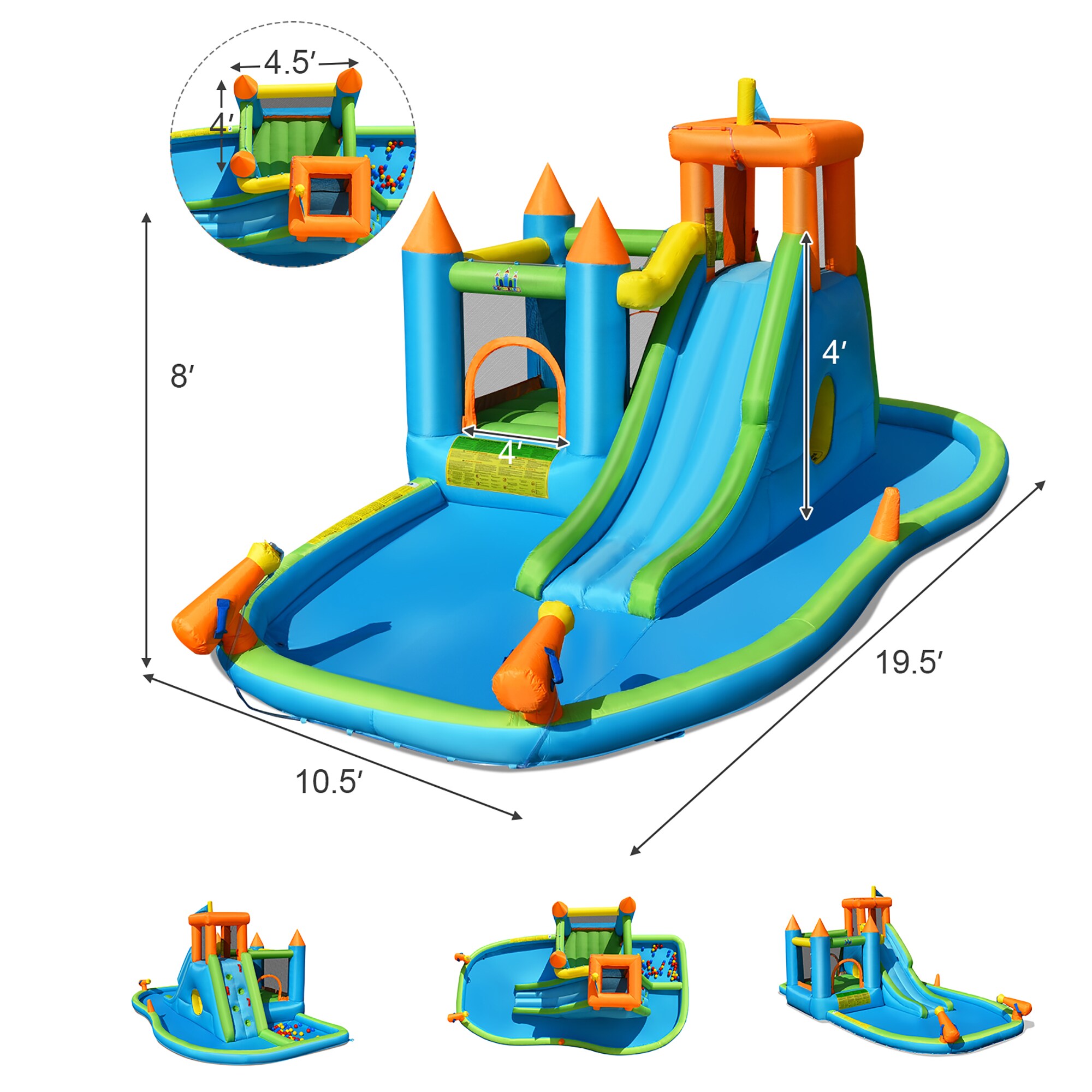 Costway CSHY005622 Bounce-Houses - View #2