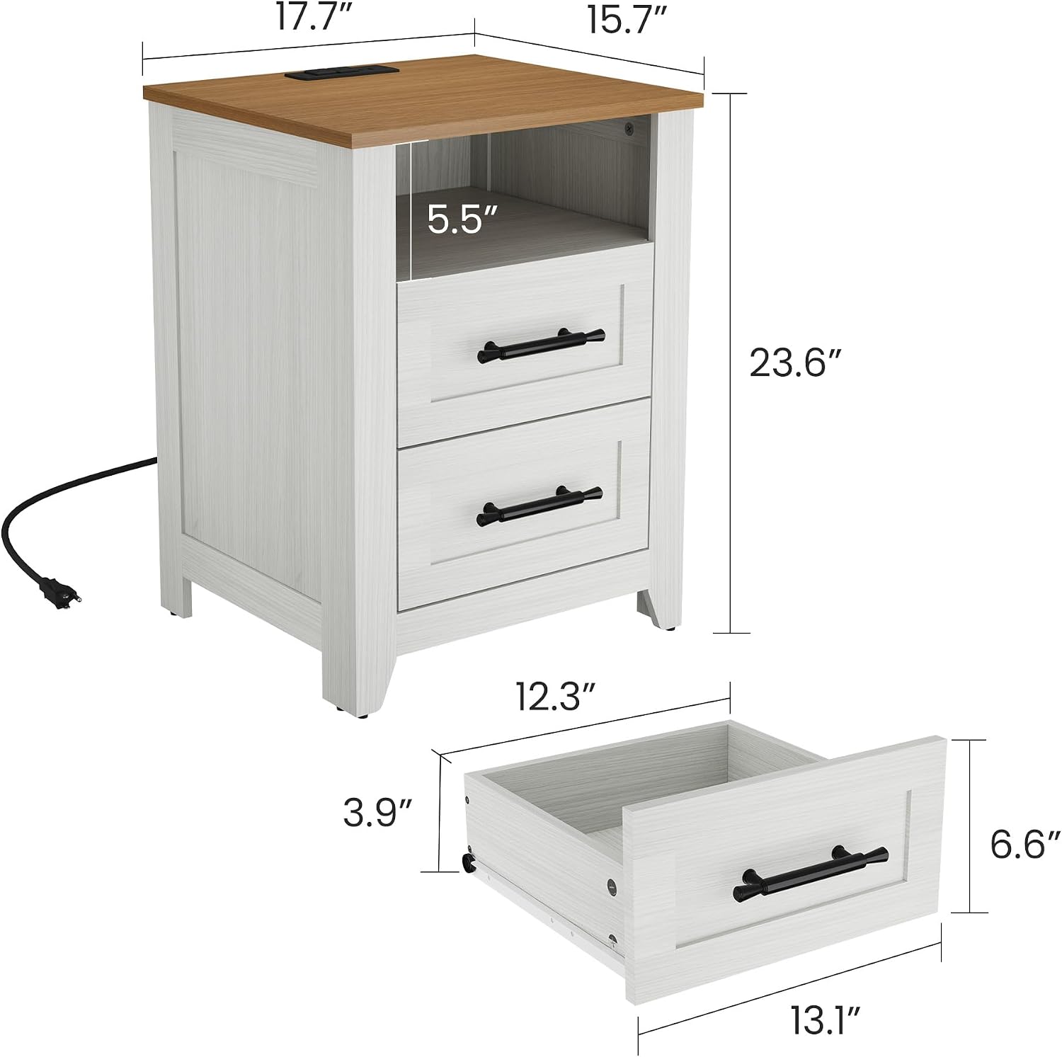 GAOMON CQC-HWE0BPGZ0Q2 nightstands - View #2