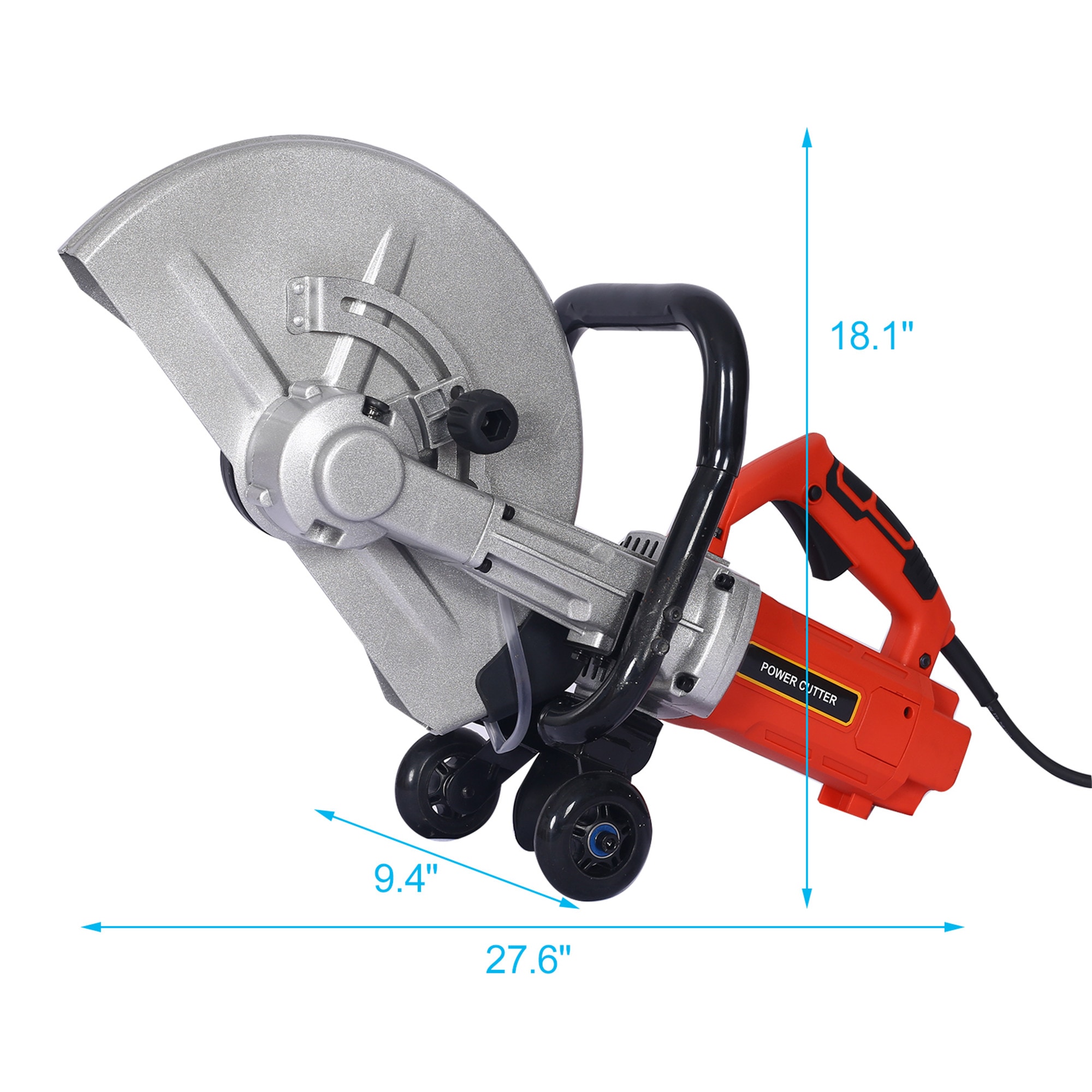 XtremepowerUS 3200W 16 In Electric Cutter Circular Saw Wet/Dry Concrete Saw  Cutter Guide Roller Cut Off Saw, Demo Saw, Disc Cutter, Power Cutter 