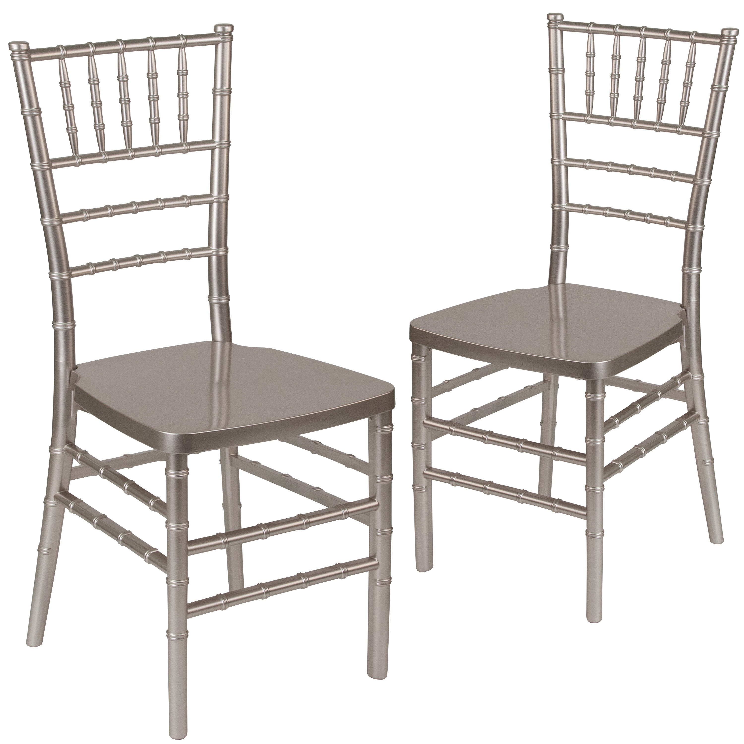 Flash Furniture 889142263234 2 Modern Pewter Accent Chair