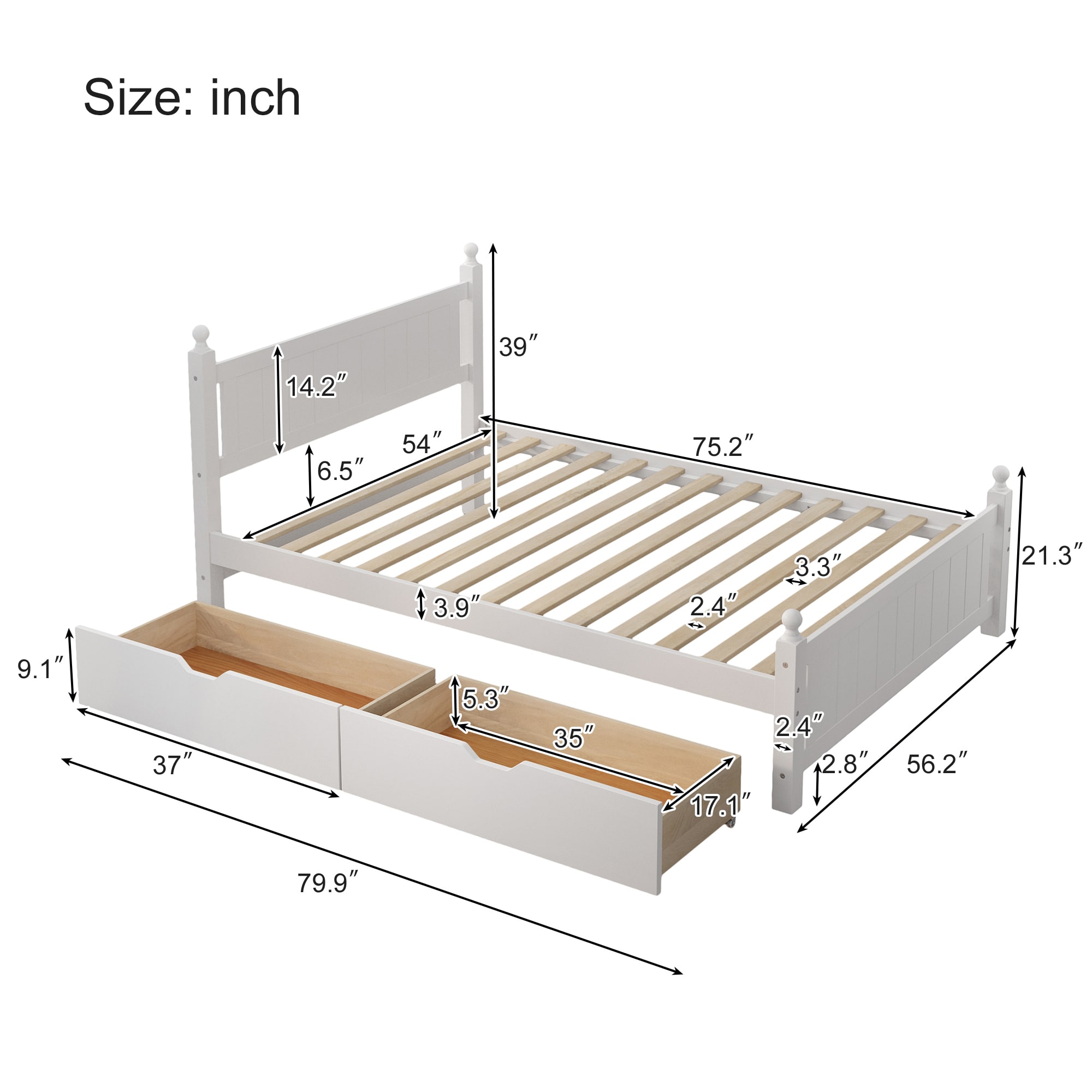 Clihome WM-MF192387AAK beds - View #6
