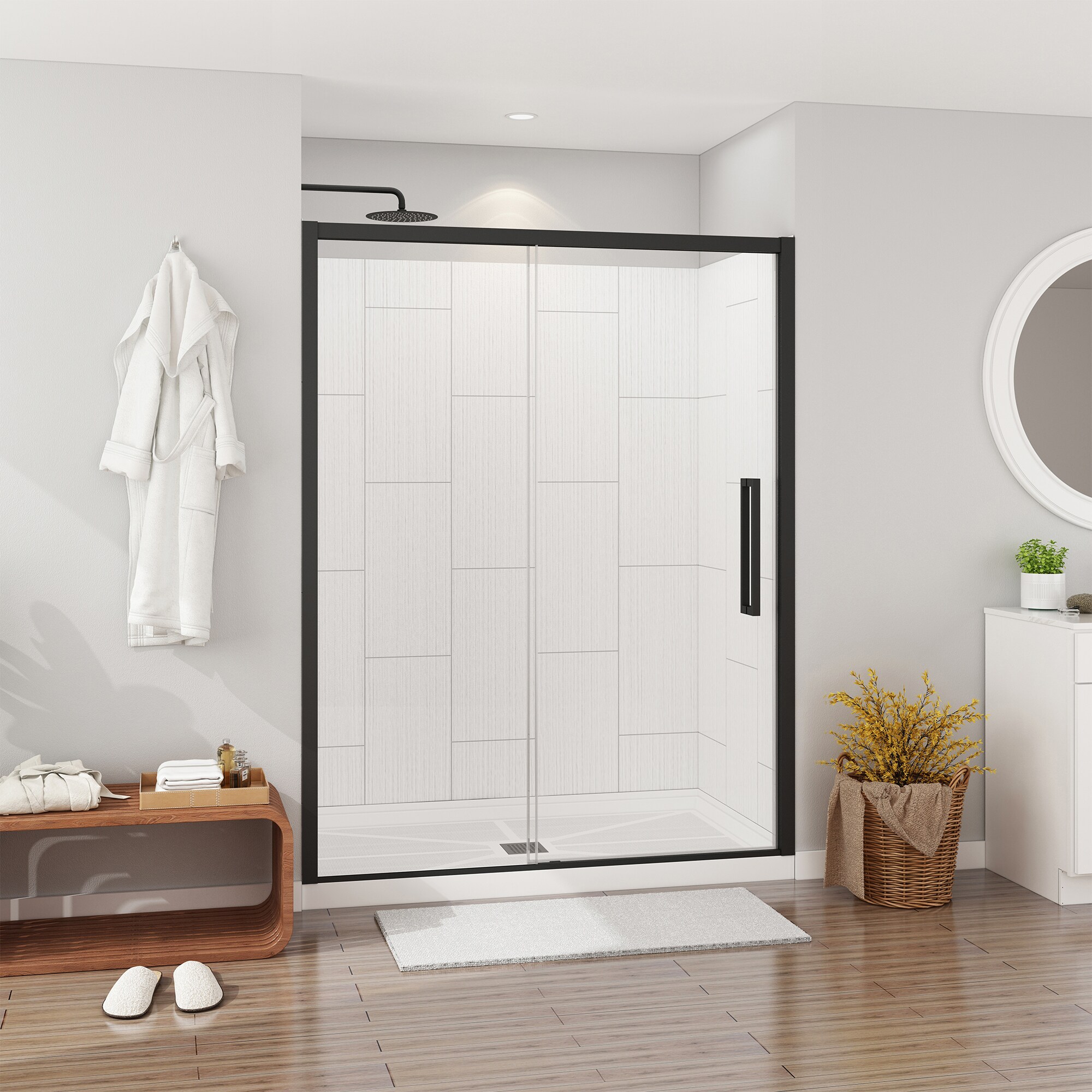 CASAINC CABR1303MB26C25 Alcove-Shower-Kit - View #5