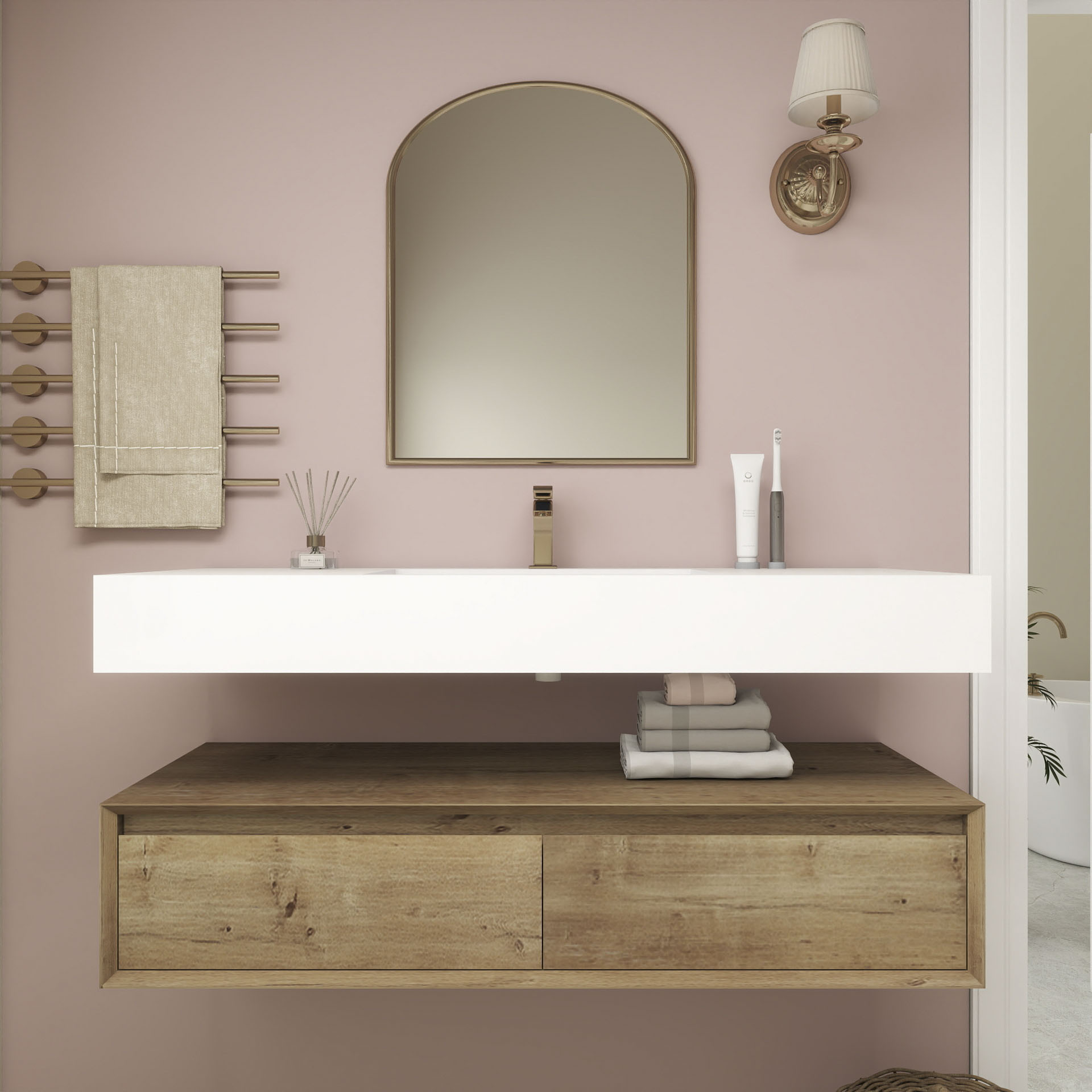 BV Better Vanity BT1748-OAK Bath-Vanity-Combo - View #3