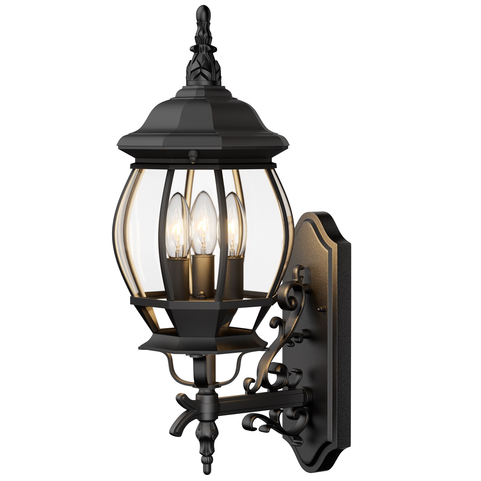 LamQee 06FTL0241BBK Outdoor-Wall-Lighting - View #8