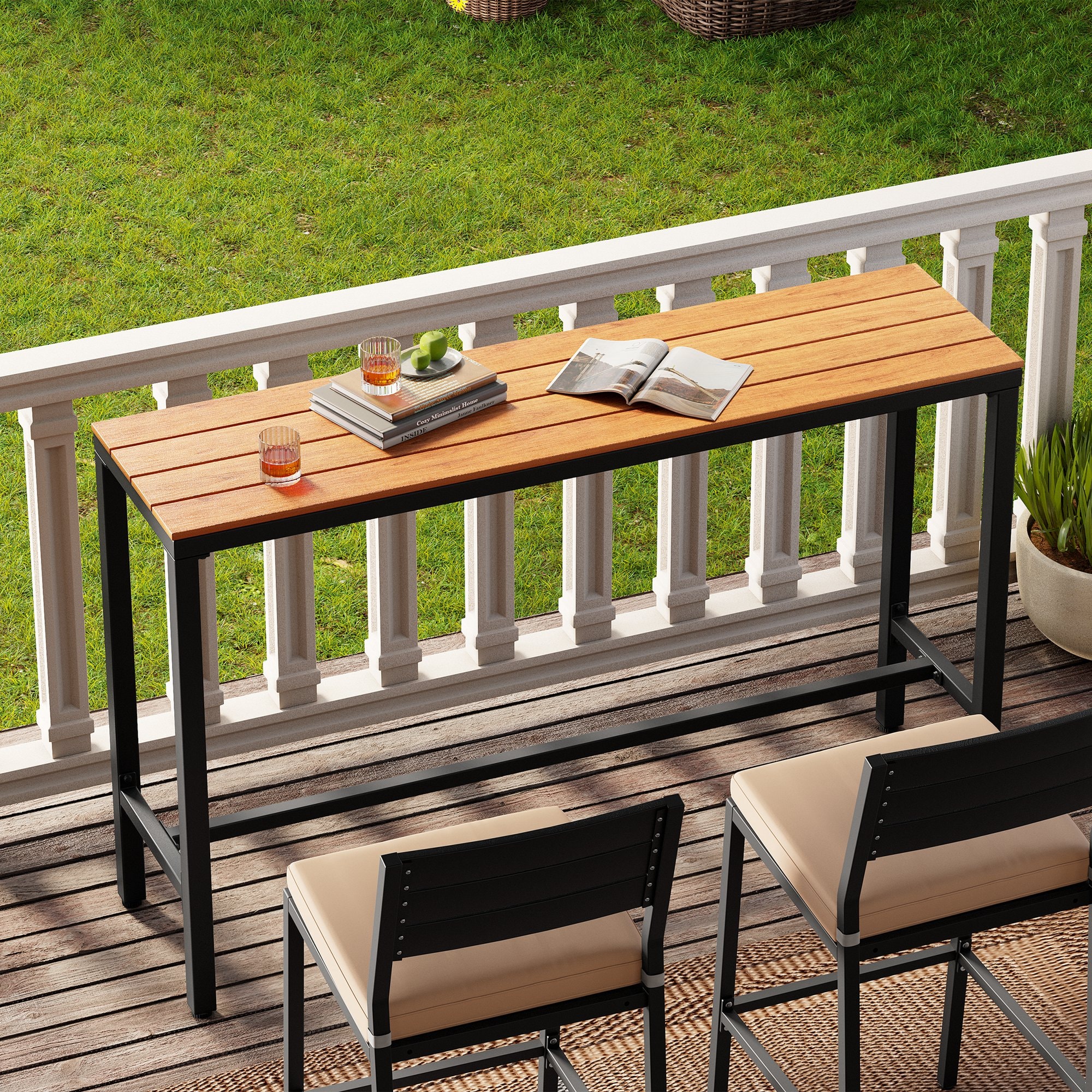 Crestlive Products CL-TB034BRN140 Patio-Tables - View #3