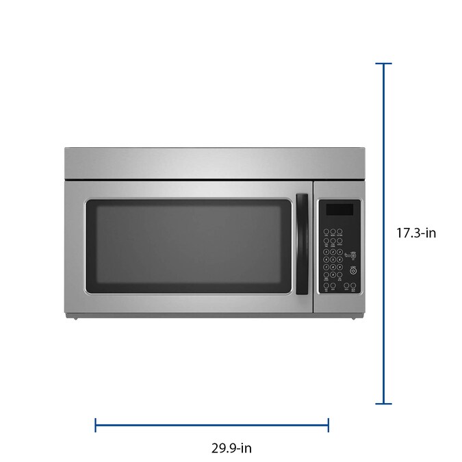 1.6-cu ft Over-the-Range Microwave (Monochromatic Stainless Steel) in