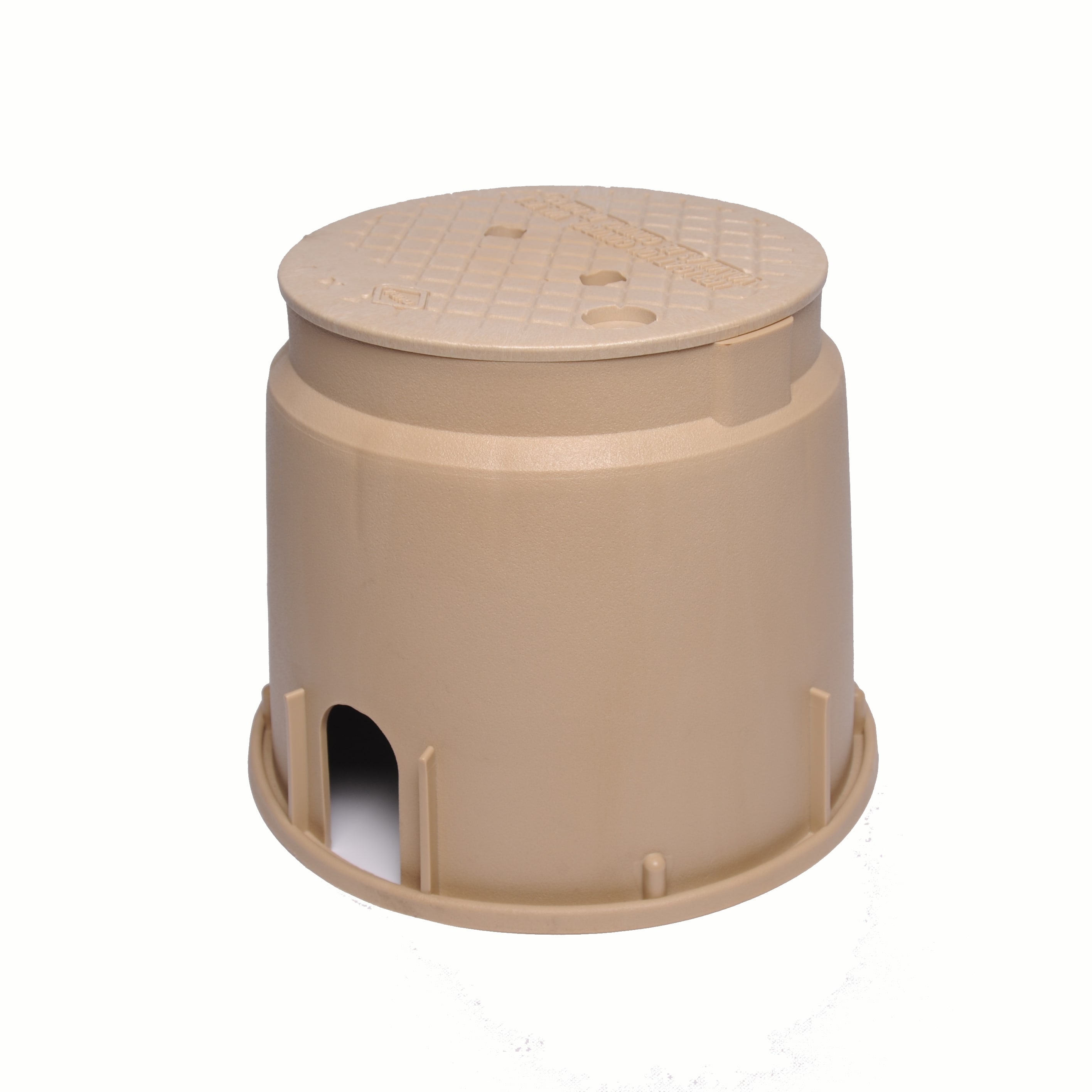 Dura Plastics 102BC 10-in L x 10-in W x 10-in H Round Valve Box