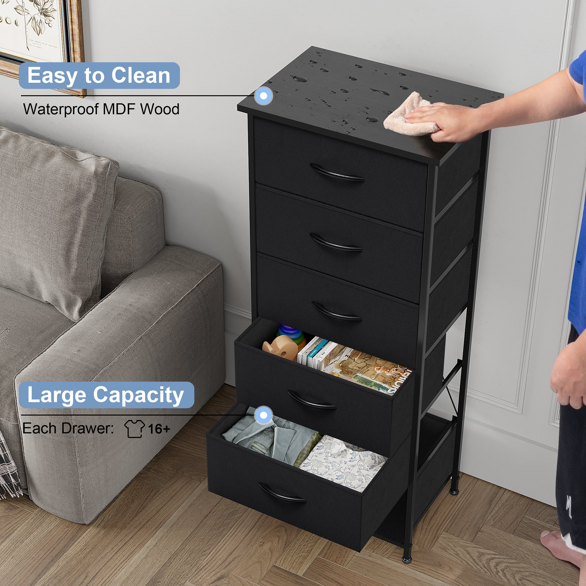 CloudFly CL-HD013BLK dressers - View #8