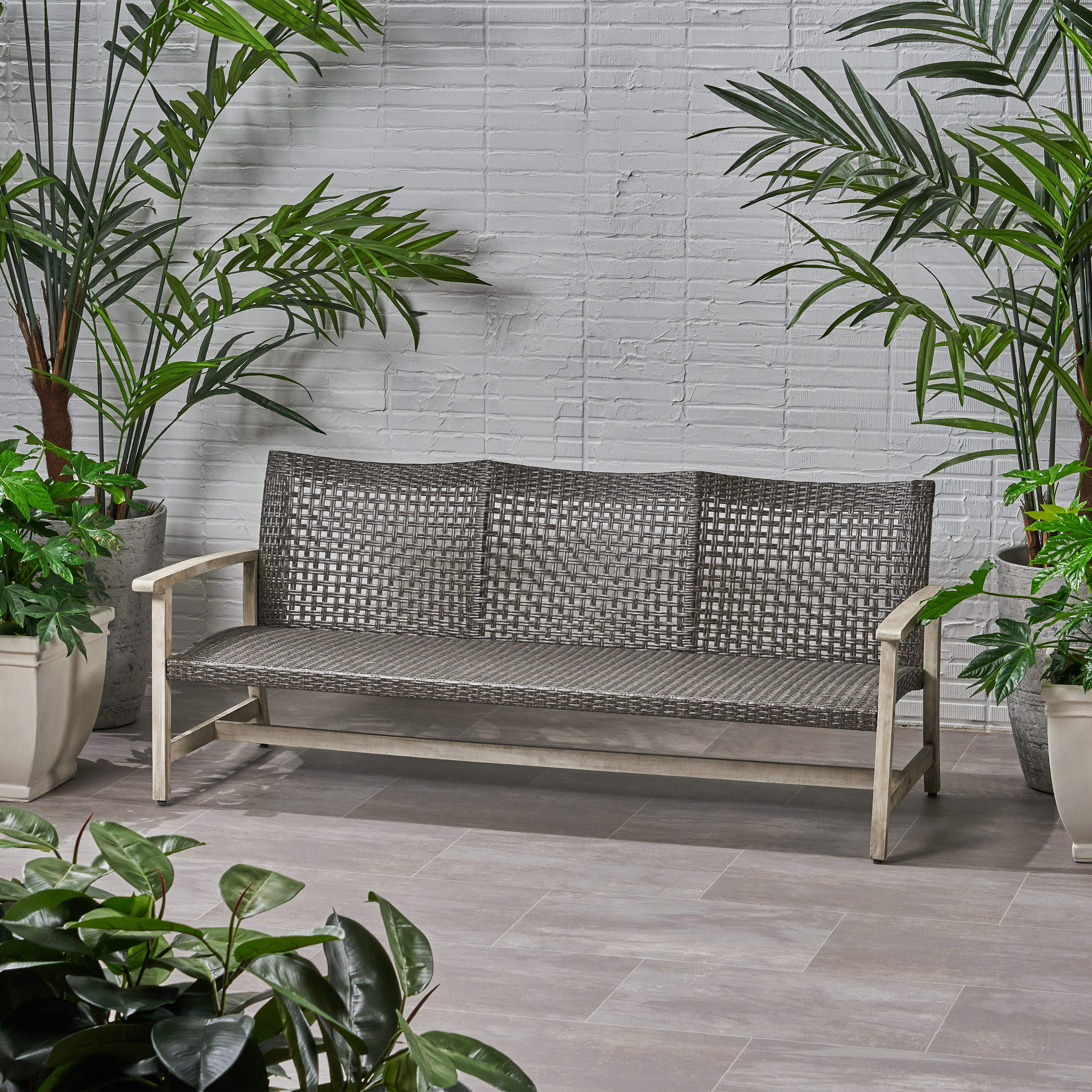 ModernLuxe L-60395.00WTCLMBLK Patio-Sofas-Daybeds - View #2