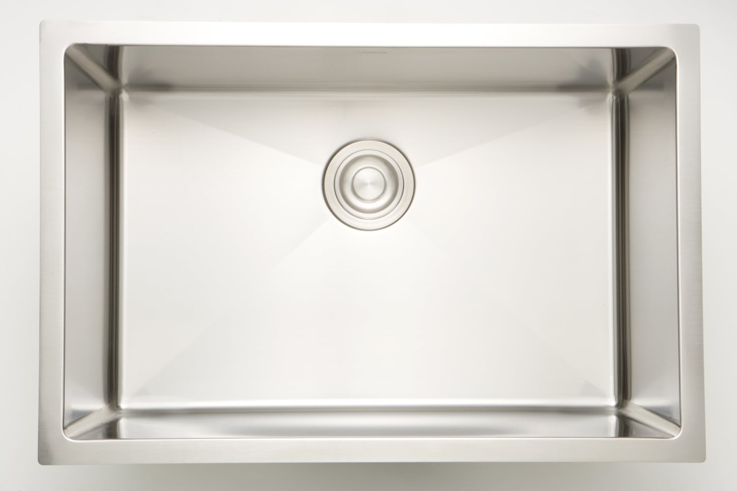 American Imaginations AI-27608 27-in x 27-in 1-Basin Chrome UnderMount Laundry Sink with Drain