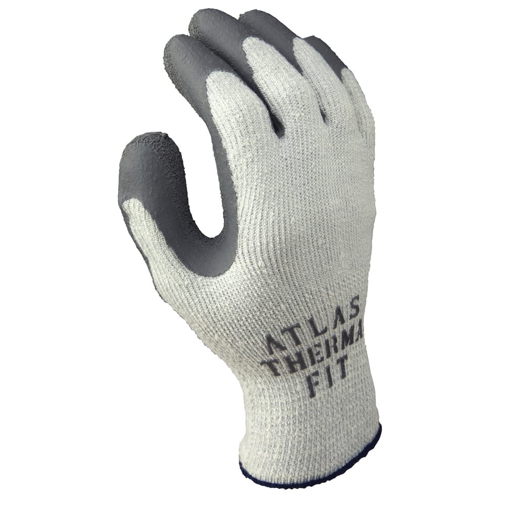 Atlas  Therma Fit Unisex Indoor/Outdoor Cold Weather Work Gloves Gray XL 1 pair