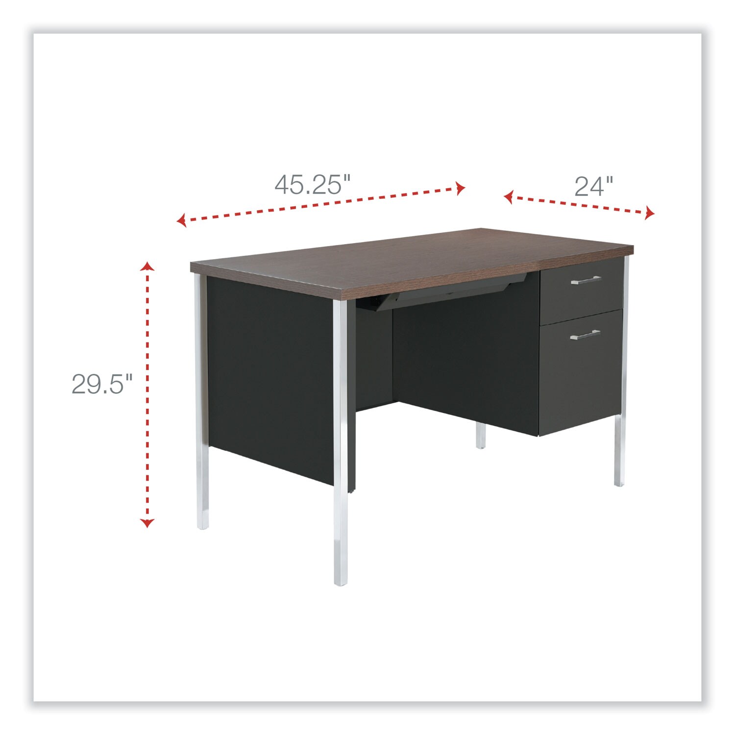 Alera ALENSD4524BM desks - View #2