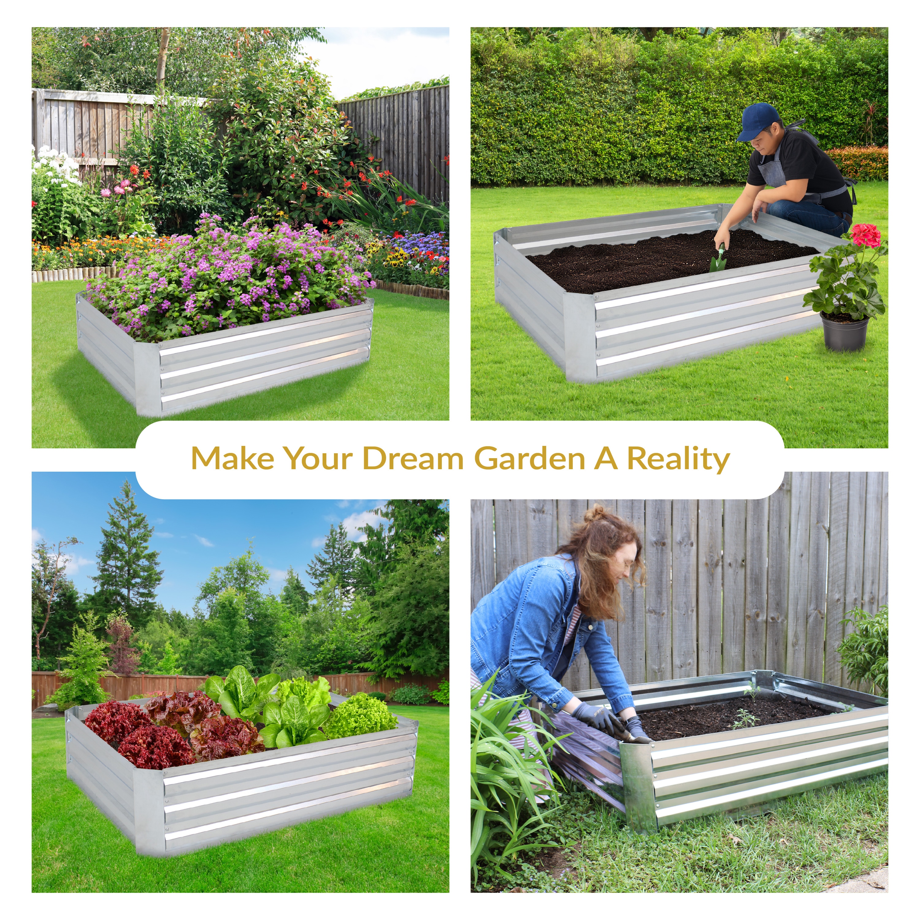 Sunnydaze Decor HB-437 Raised-Garden-Beds - View #5