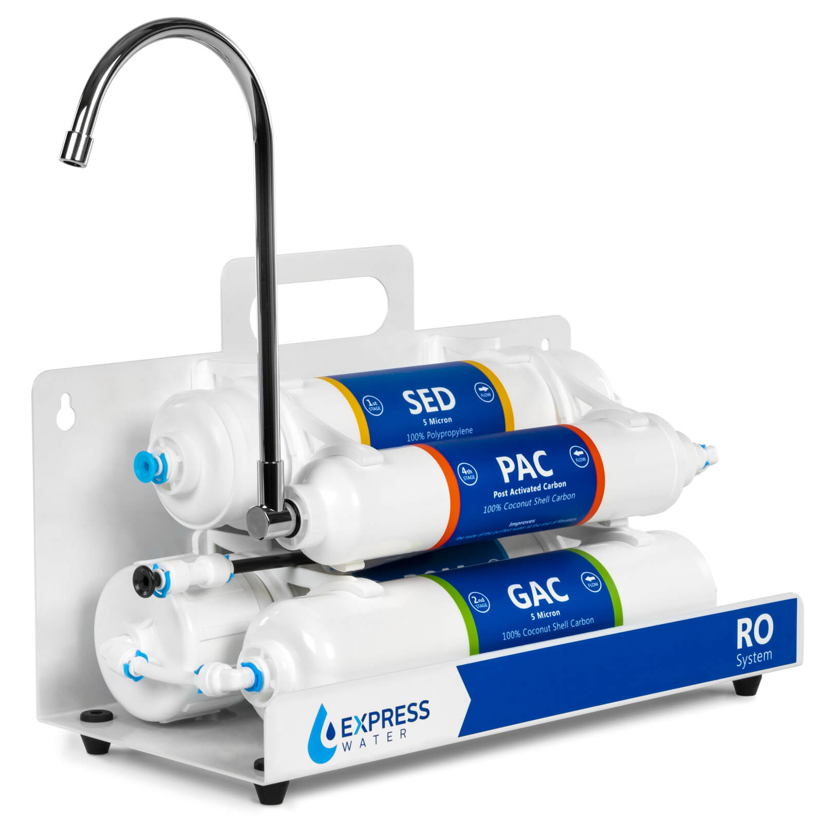 Express Water EZRO5 EZRO5 4-stage Multi-method Reverse Osmosis Filtration System