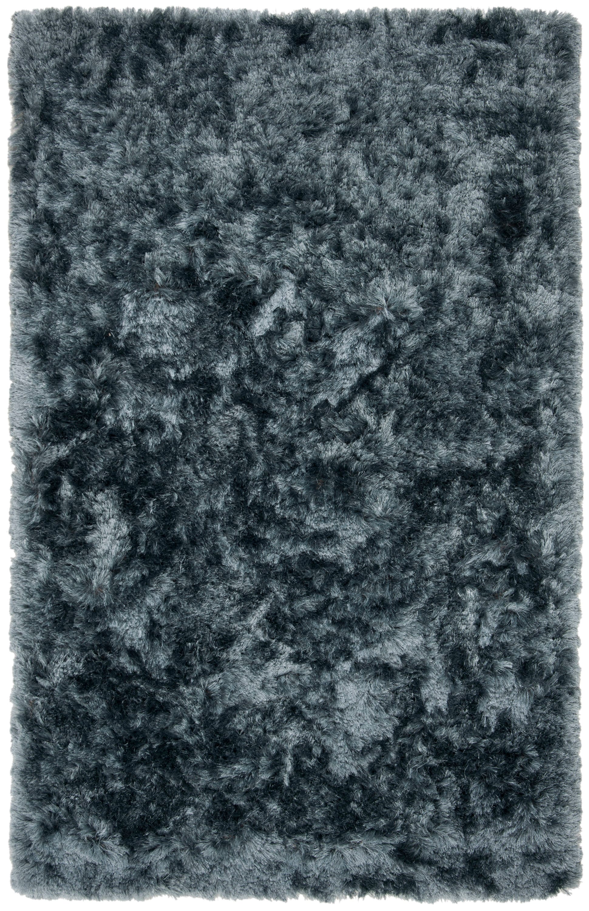 Safavieh OCG101M-6 Ocean Patras Shag 6 x 9 (ft) Tufted Polyester Slate Rectangular Indoor Solid Area rug