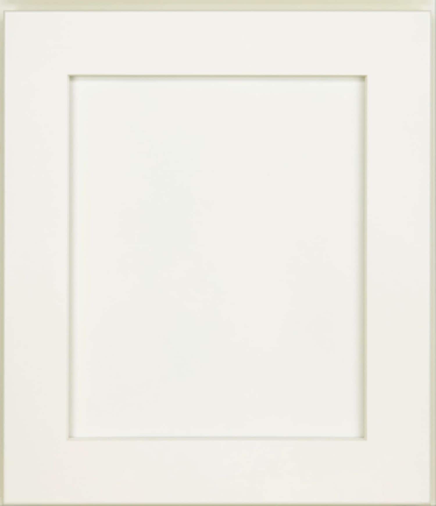 Schuler Cabinetry LKSCH.SRCK.MP.WTICPT Sugar Creek 14.5-Inches W x 17.5-Inches H White Icing Painted Maple Kitchen Cabinet Sample (Door Sample)
