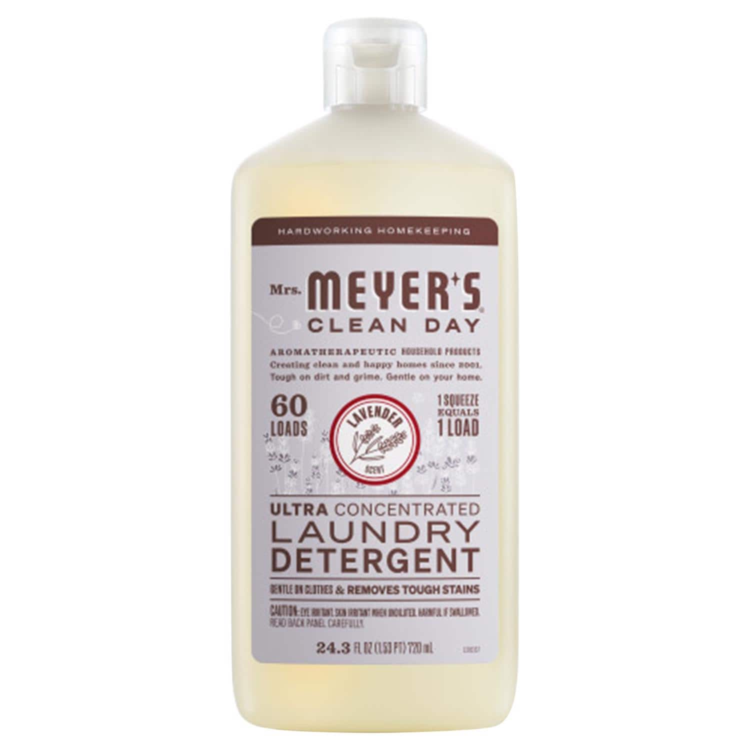 Mrs. Meyer's Clean Day EJD1035991--6-1 Lavender Scent Laundry Detergent Liquid 24.3 oz 1 pk Case of 6