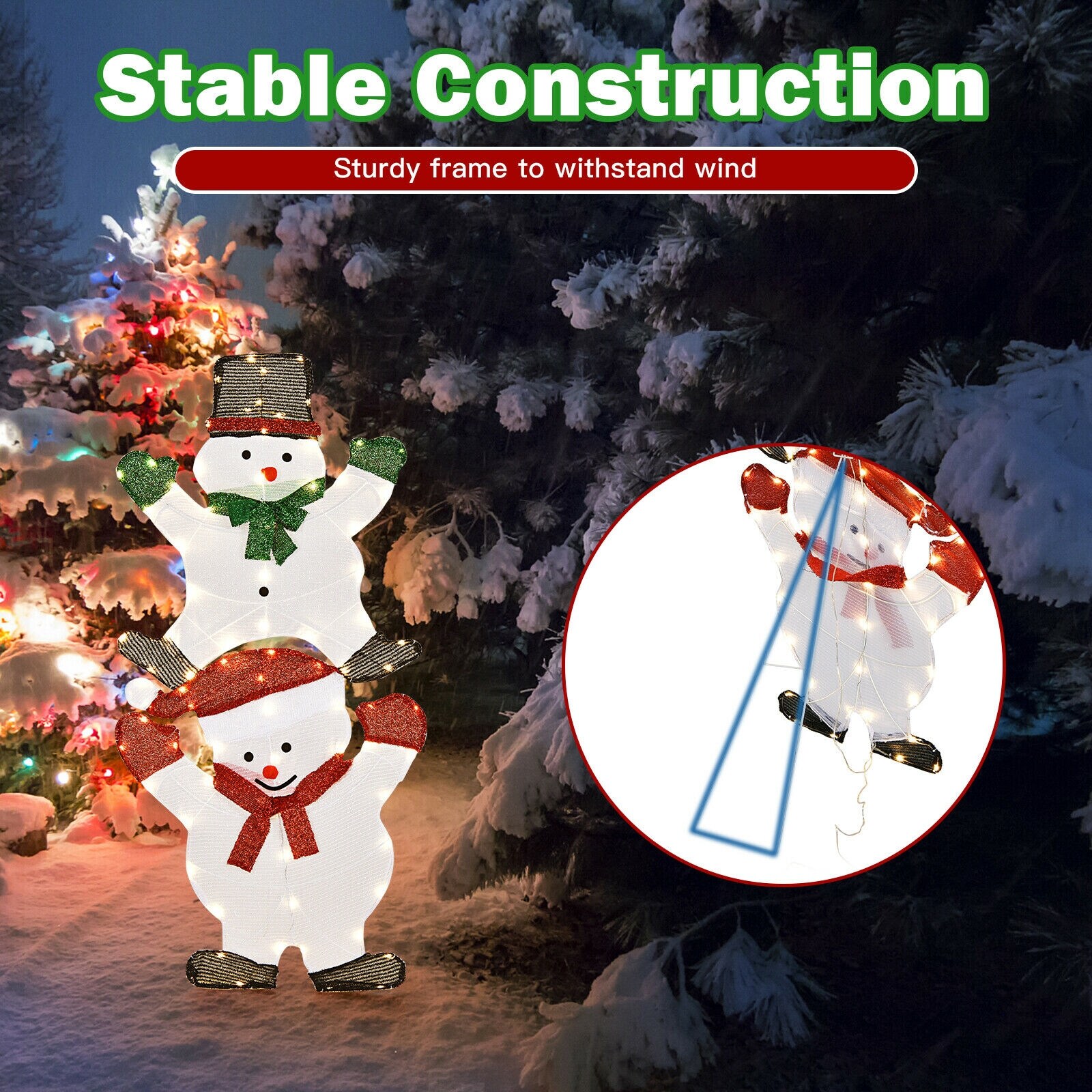 WELLFOR EU-HPY-10023US Outdoor-Christmas-Decor - View #7