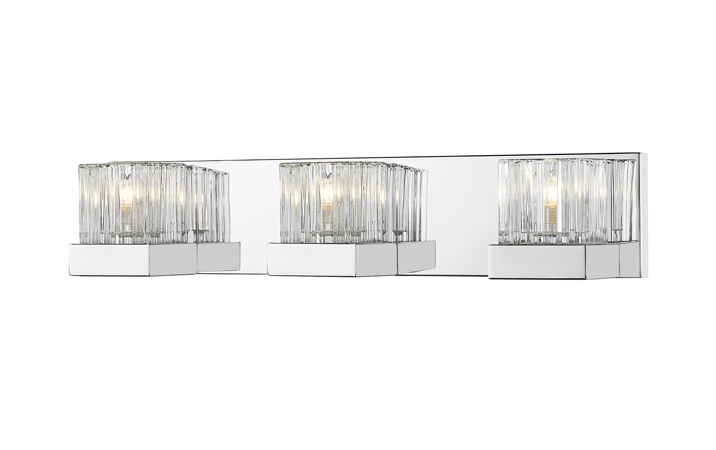 Z-Lite 468-3V-CH Fallon 22-in 3-Light Chrome Modern/Contemporary Vanity Light