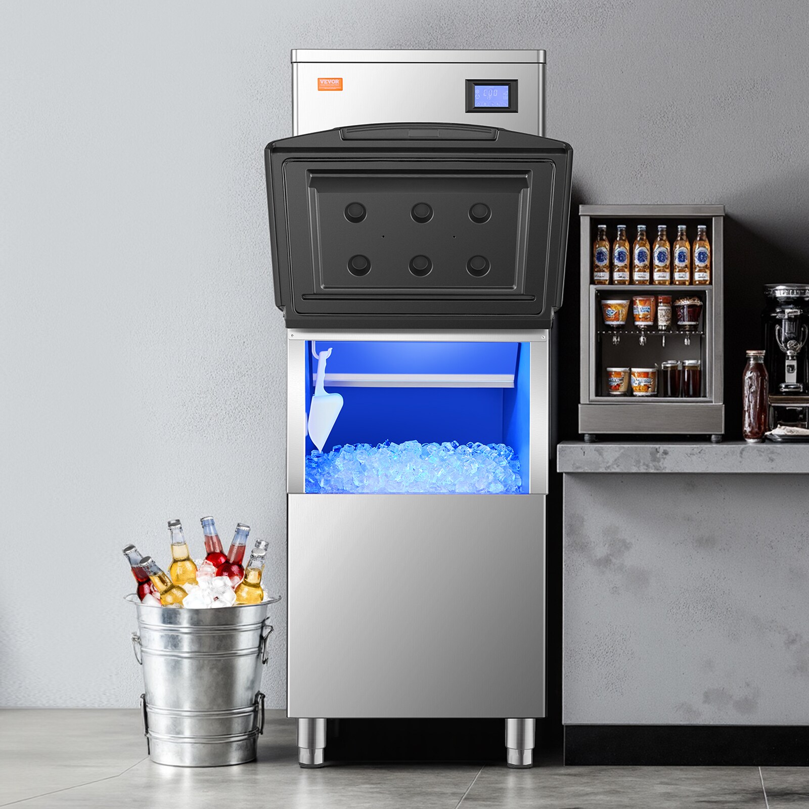 VEVOR QZDQPJ550W10IEF8OV1 Icemaker-Access - View #2