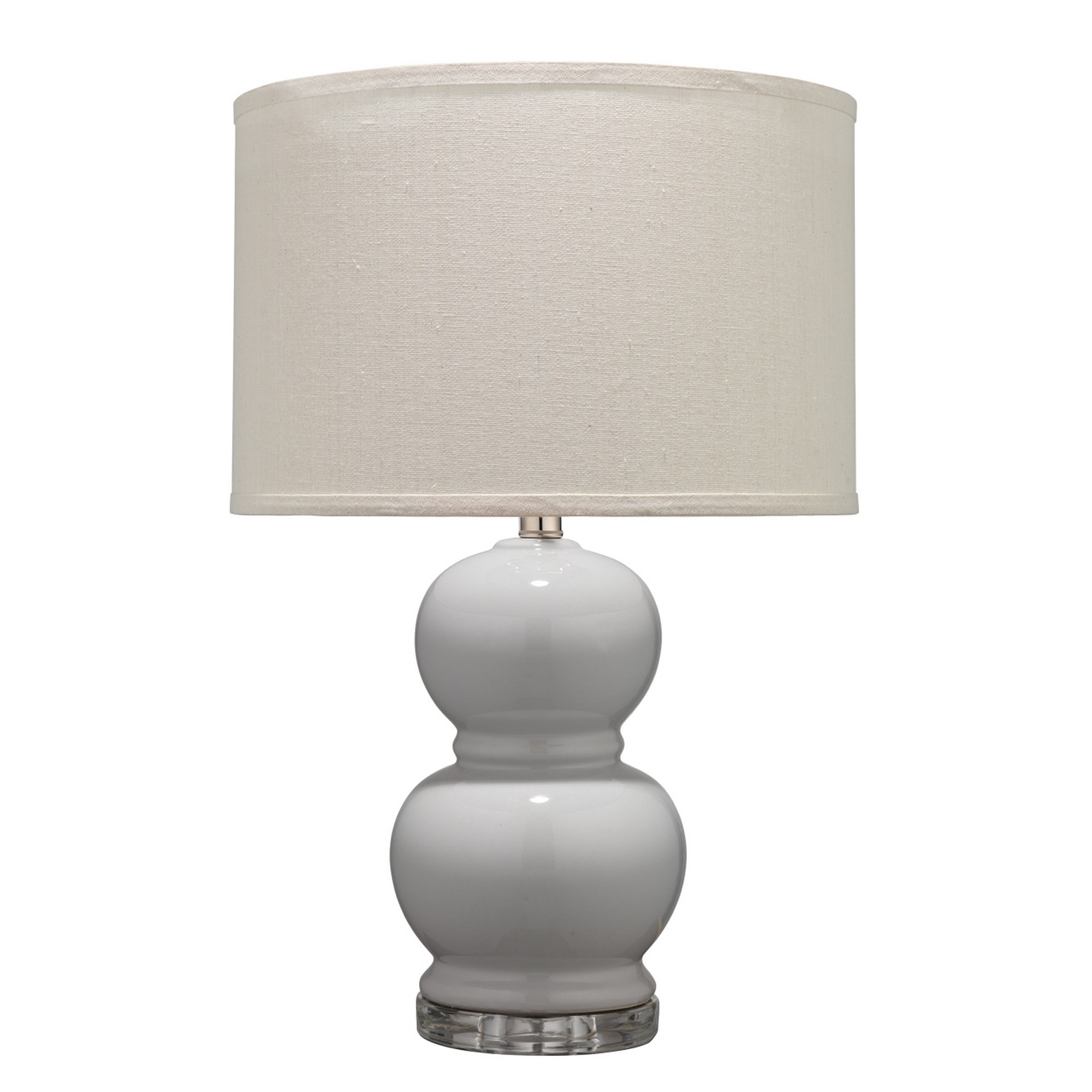 Benzara BM241194 22-in White LED Table Lamp with No Shade