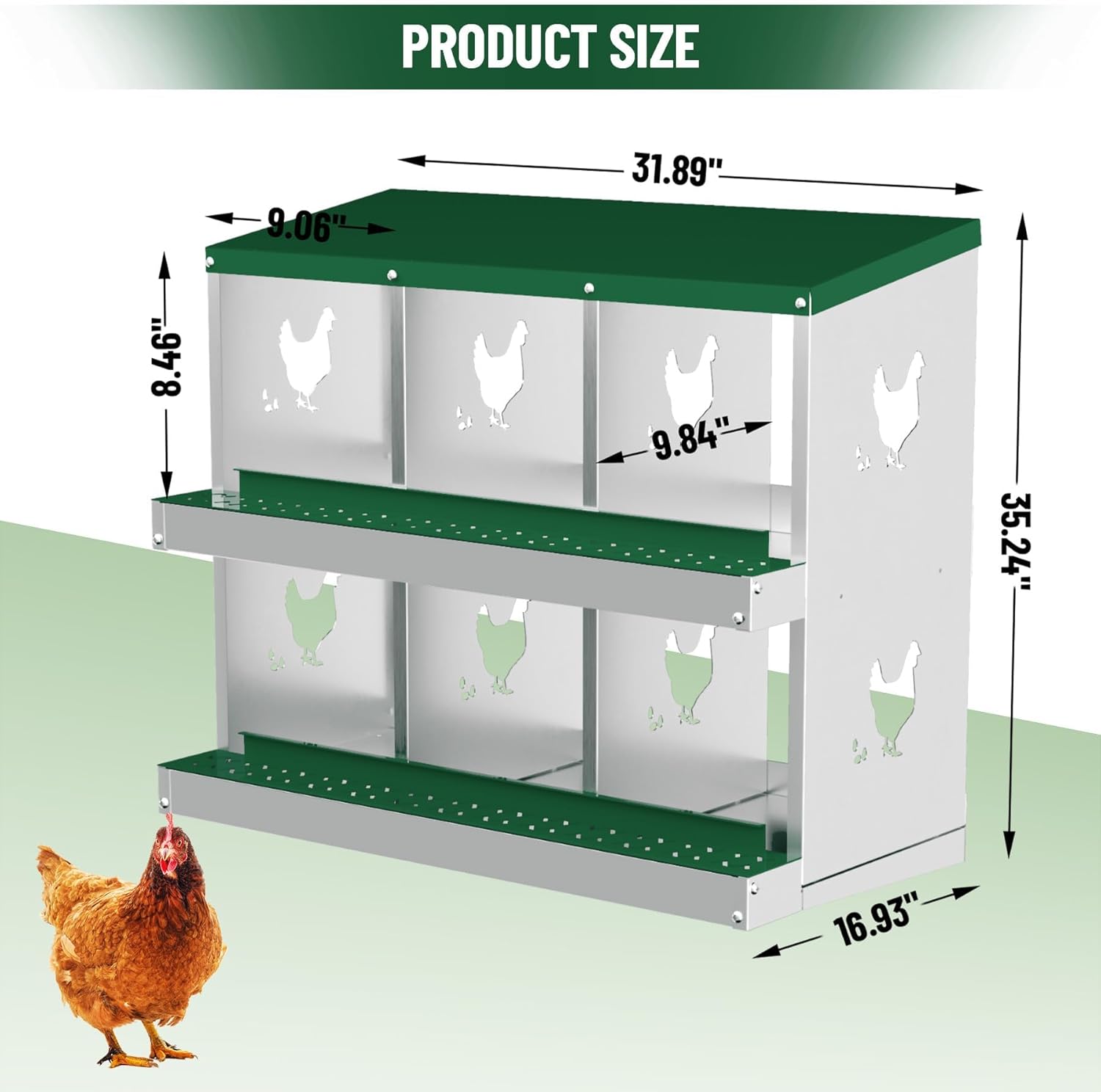 Qeetex WLS-PHO-348SBN54 Chicken-Coops-Rabbit-Hutches - View #5