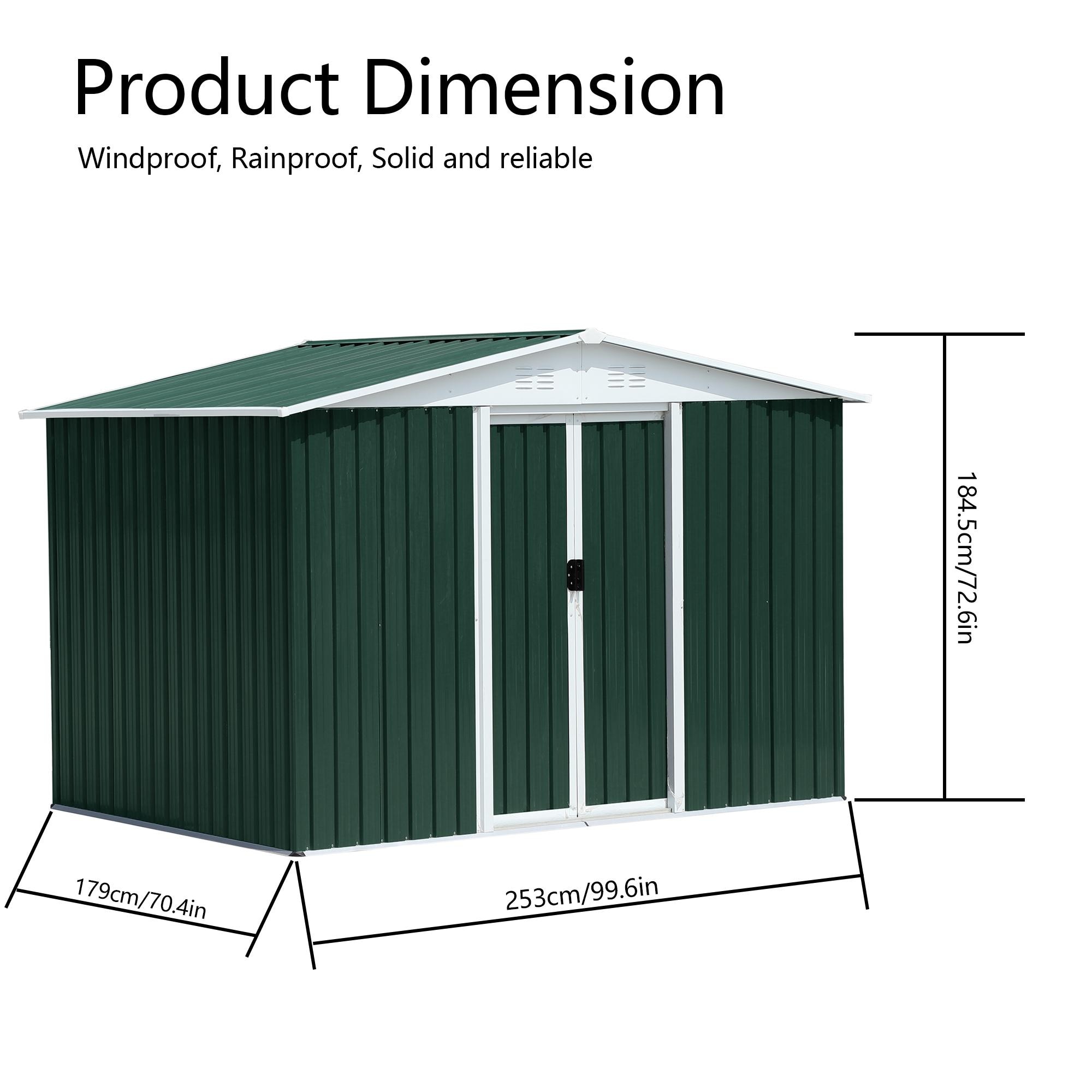 Bayfeve BF-279402-SD Metal-Storage-Buildings-Sheds - View #6