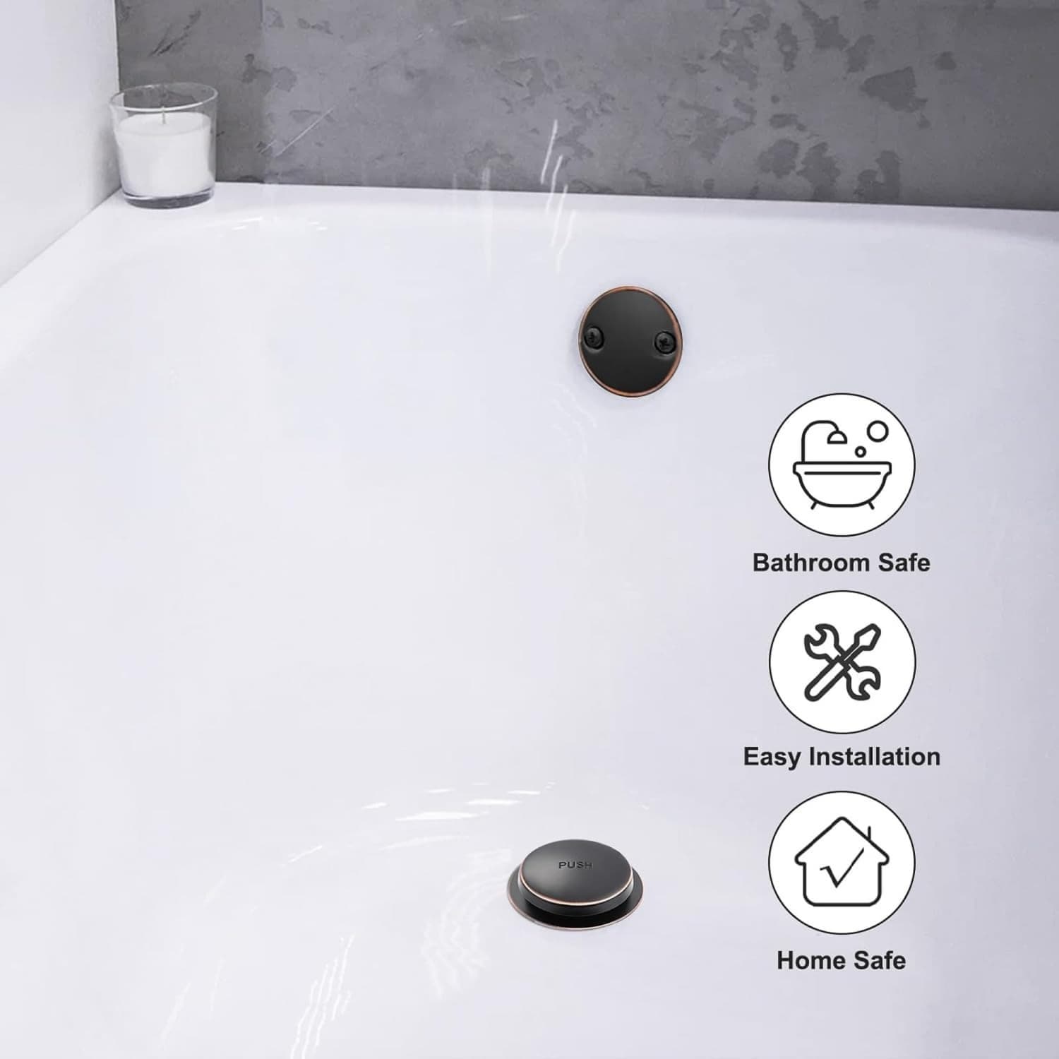 OGETFUUR L5ZQYA521PBD06 Tub-Drain - View #5
