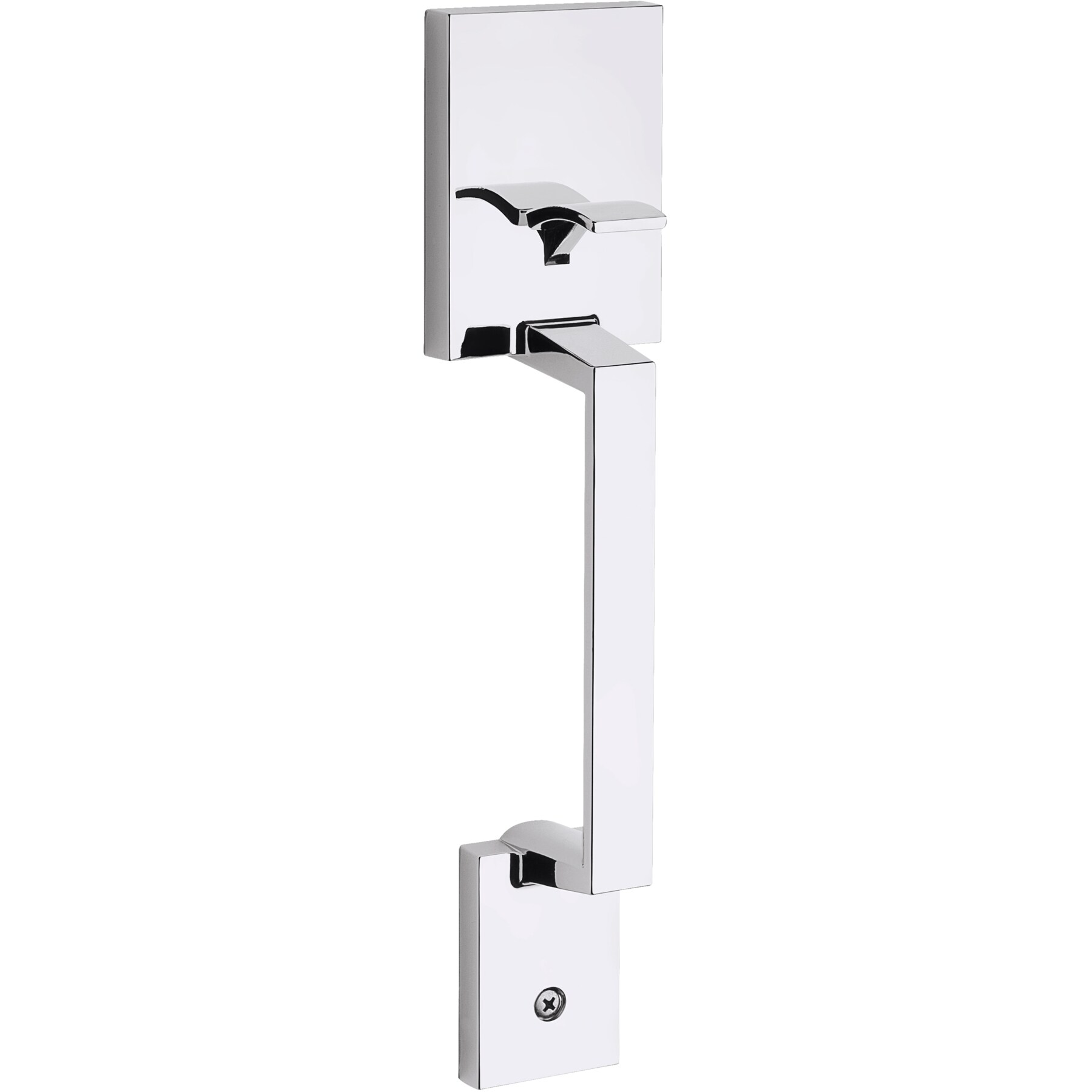 Entry Door Exterior Handle Chrome Handlesets At Lowes Com   09105381 