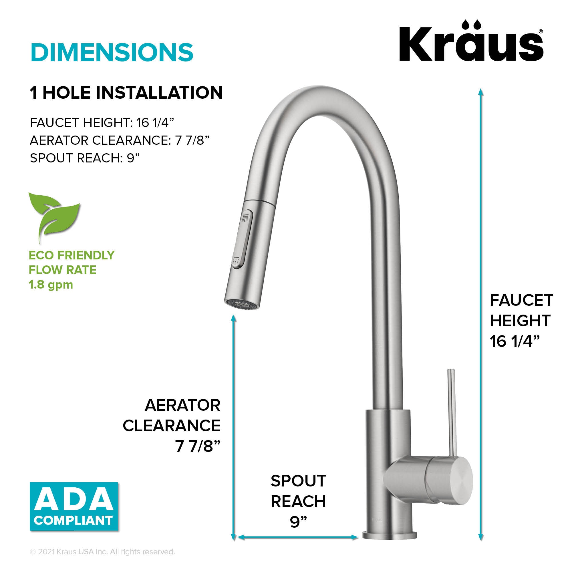 Kraus KPF-3104SFS Kitchen-Faucets - View #7