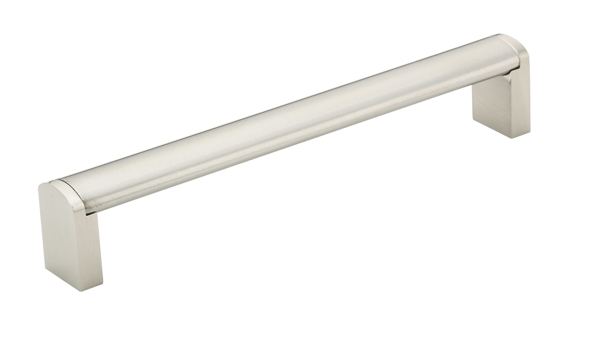 Richelieu BP525160195 6-1/4-in , 160mm Center to Center Brushed Nickel Rectangular Handle Drawer Pulls