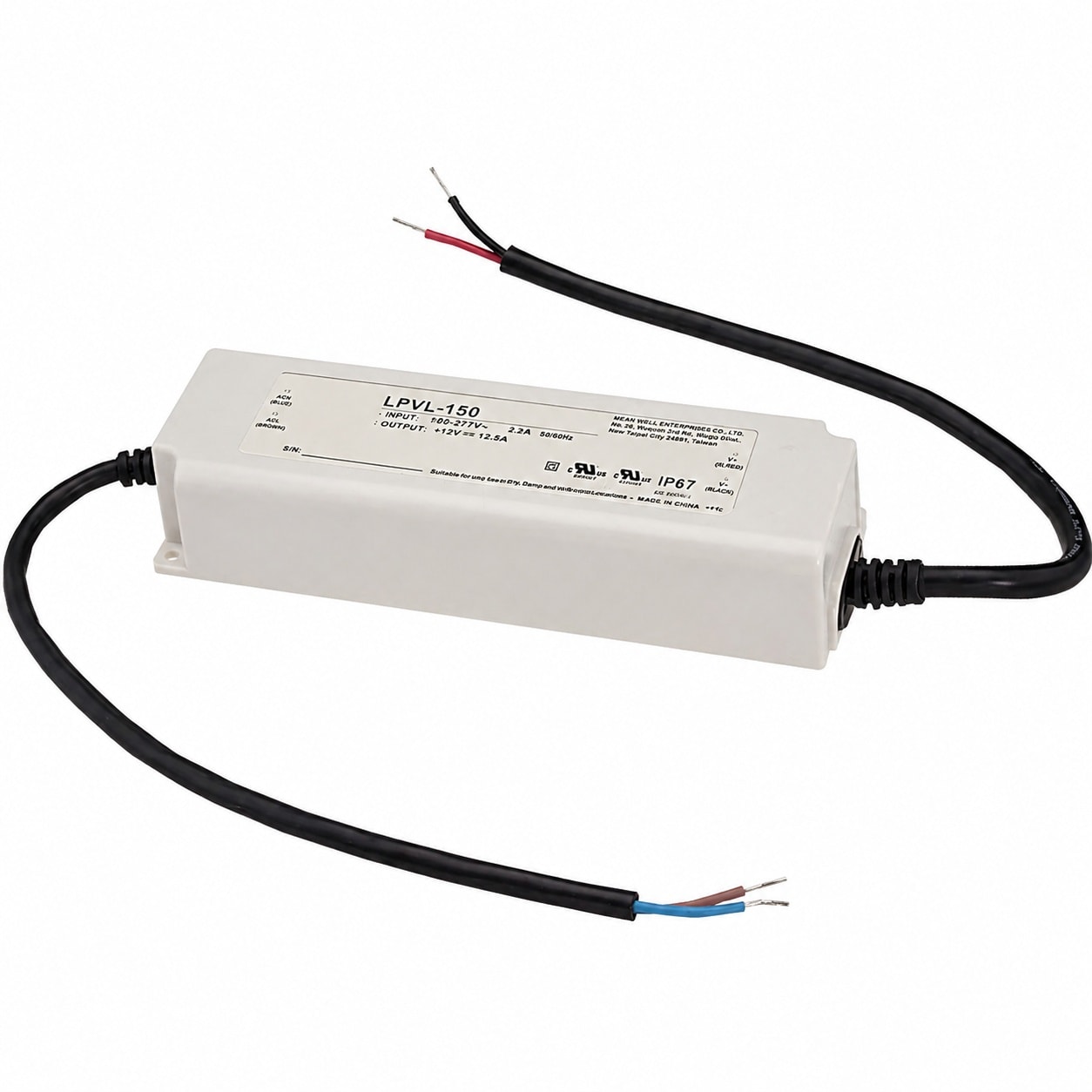 Phewnyzo LPVL 150 24 24V 6.3A 150W IP67 Waterproof LED Power Supply ...