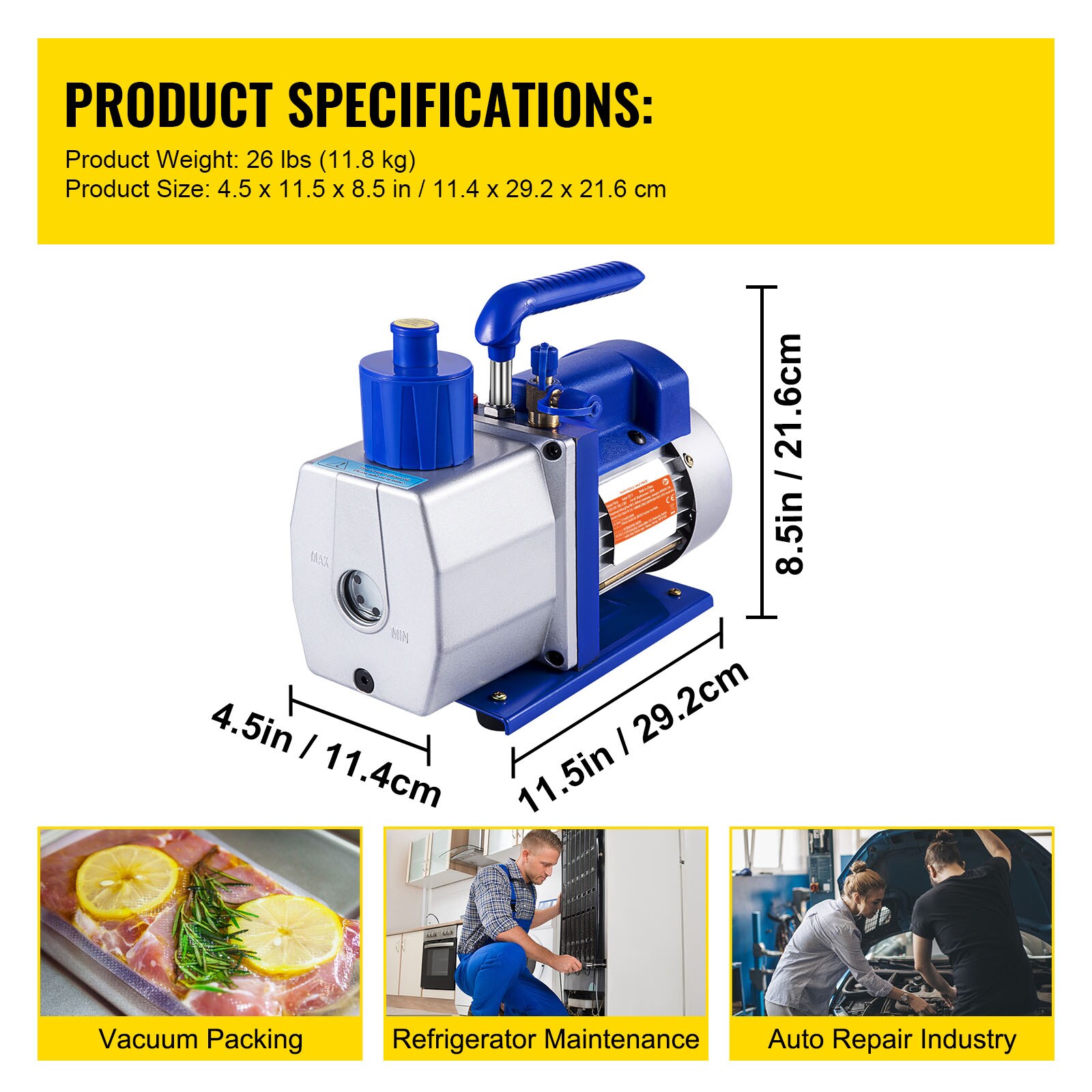 VEVOR SC7CFM1-2HPZ02530V1 pumps - View #7
