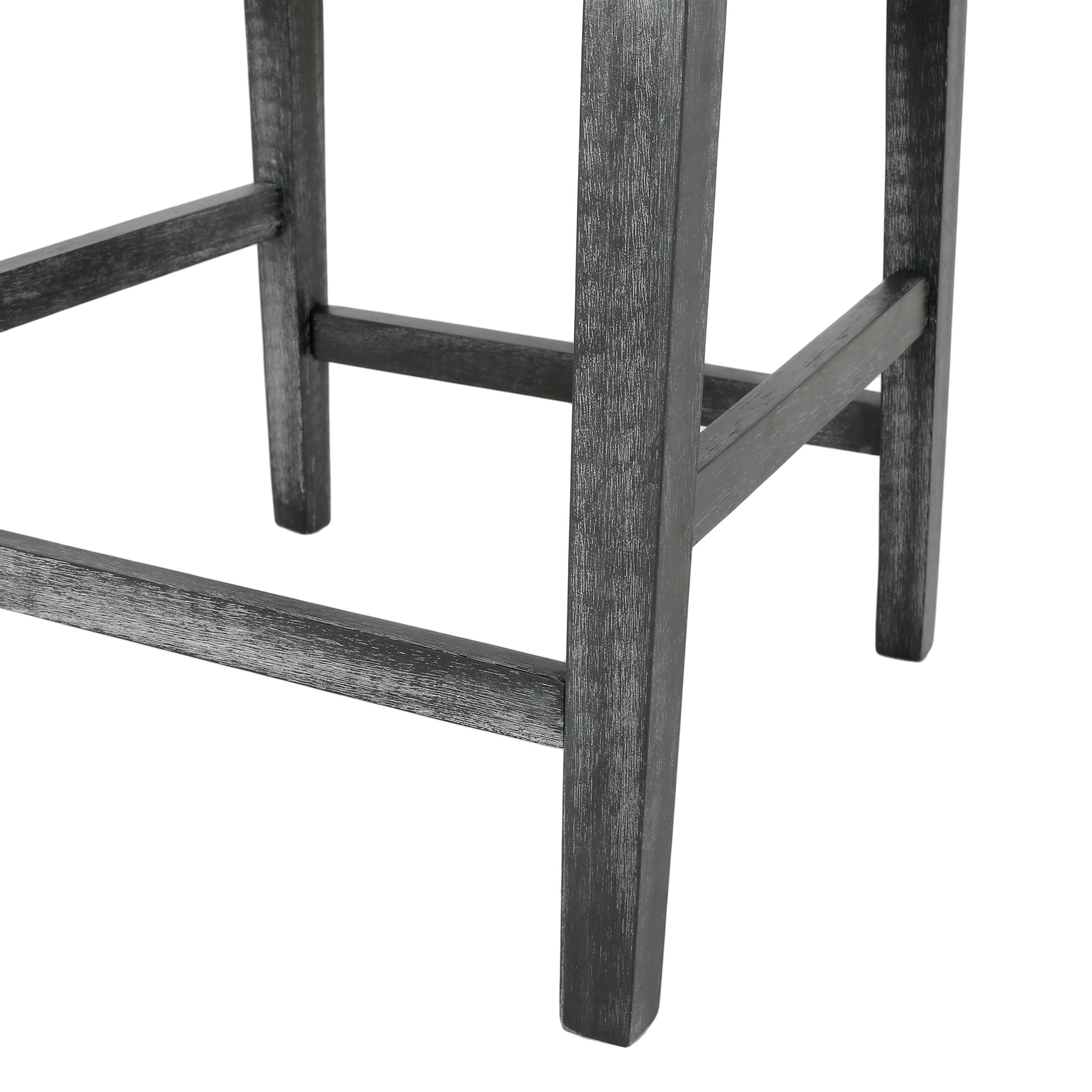 Chaparral Light Gray Upholstered Wood 26 inch Counter Stools, Set of 2
