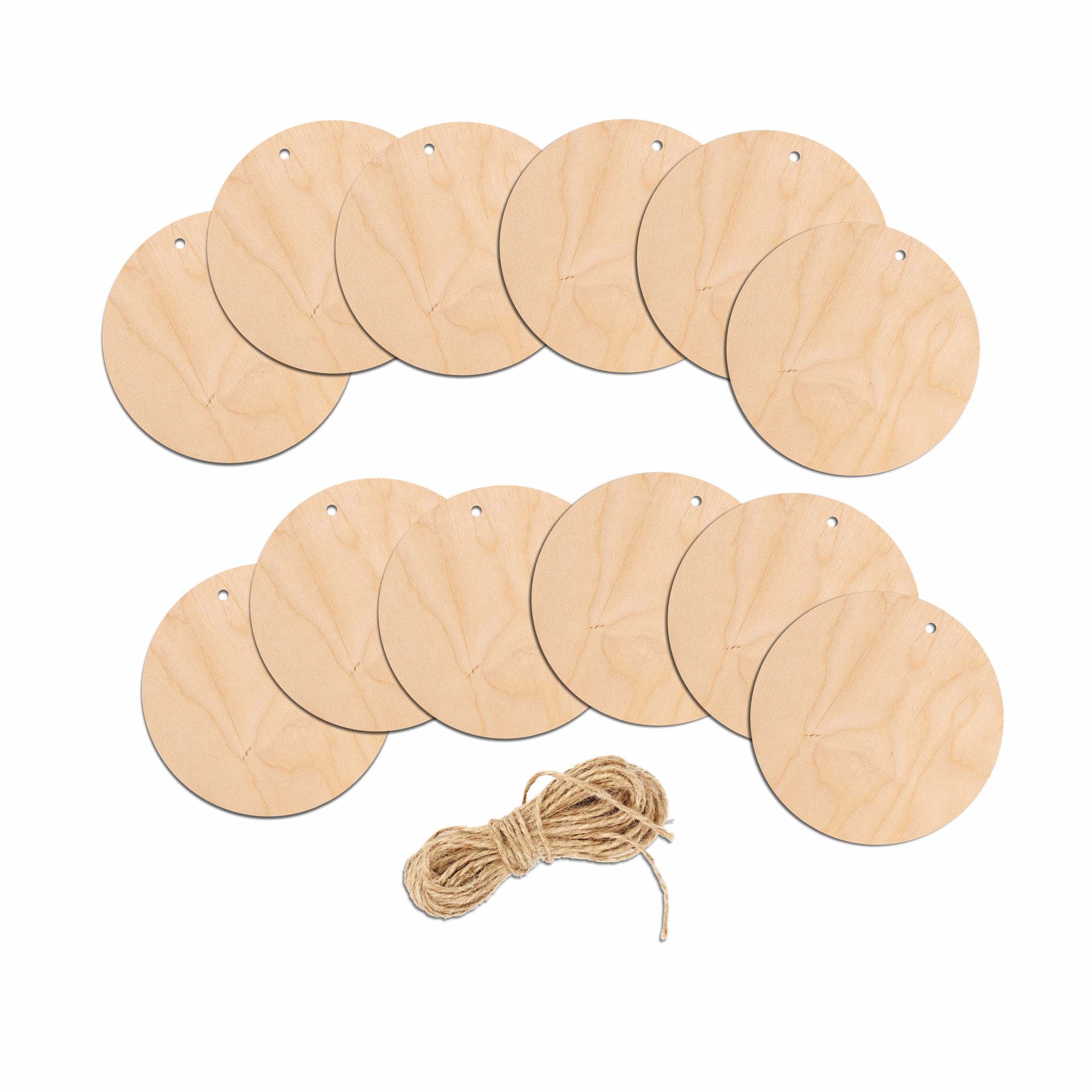 Natural Wood Bead Ornaments-Set of 3 – 302WoodWorks