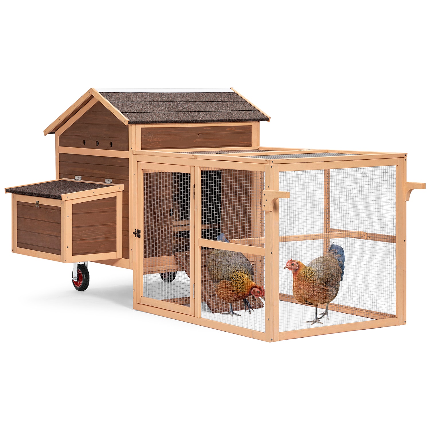 Mondawe MO-42782621 Orange Wood Chicken coop