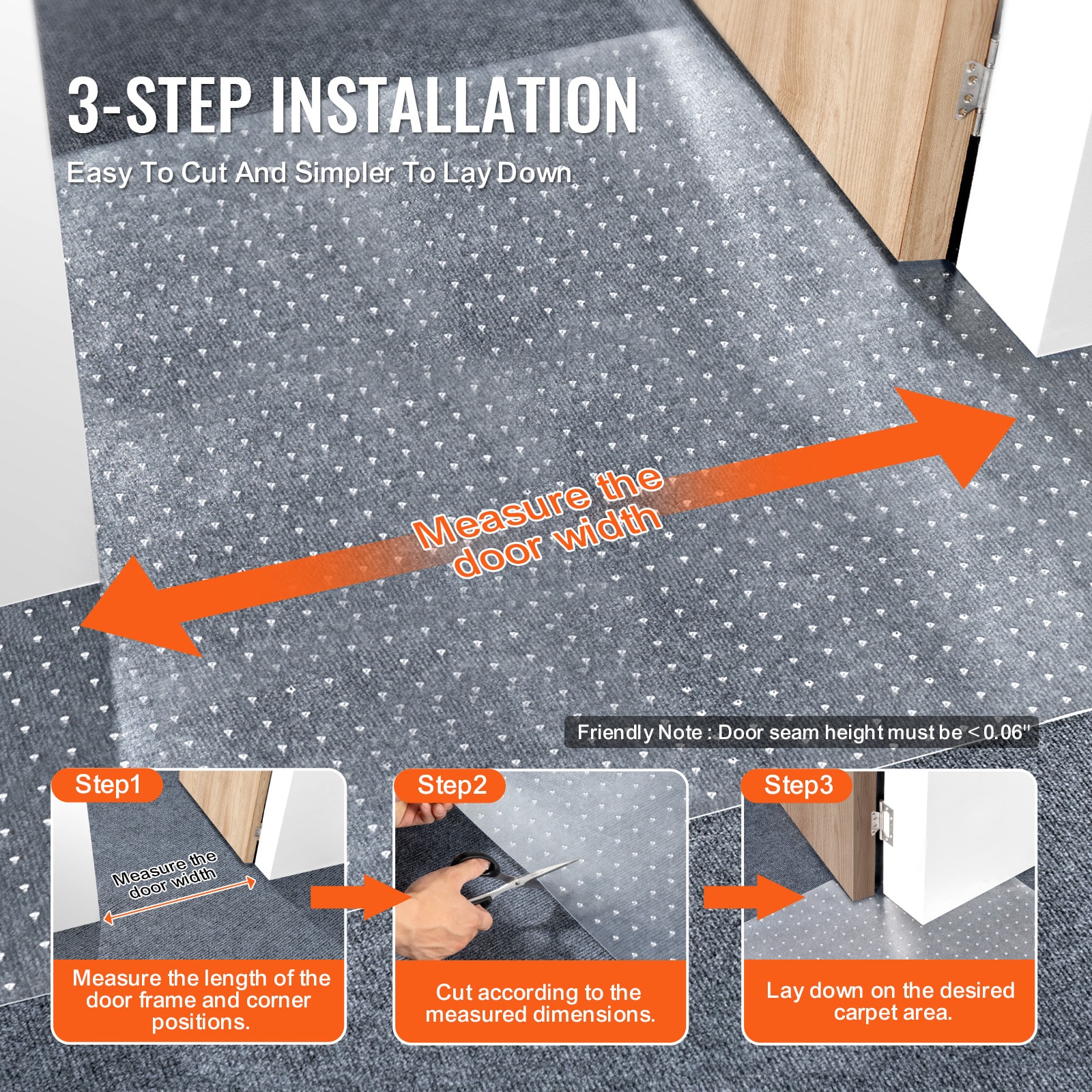 VEVOR YXJBHMTM24YCYK6NIV0 Garage-Flooring-Rolls - View #8