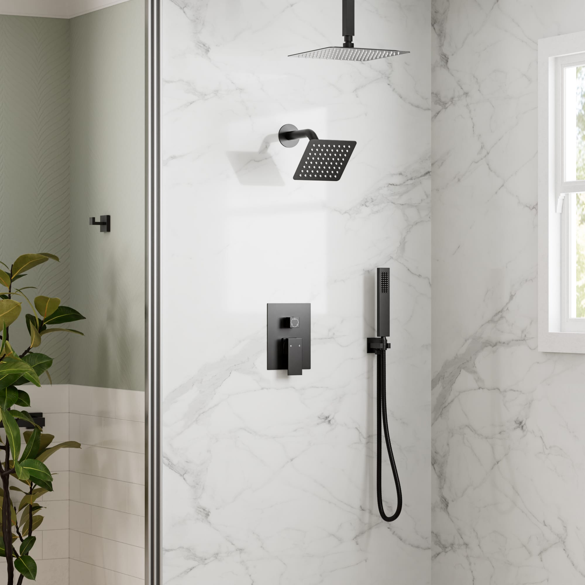 GRANDJOY SGF10GJ-66-BN12 Showerhead-Bar-Panels - View #2