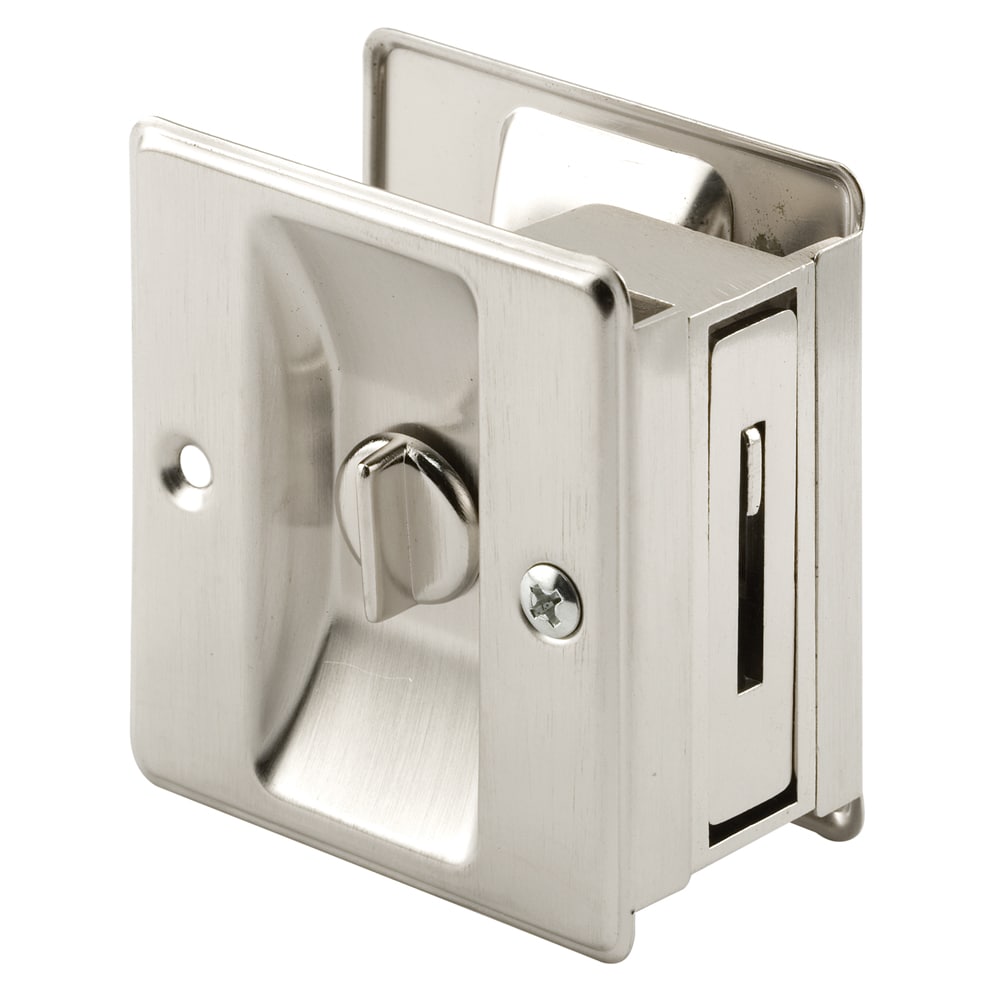 Prime-Line N 7239 2.5-Inches Satin nickel Pocket Door Pull