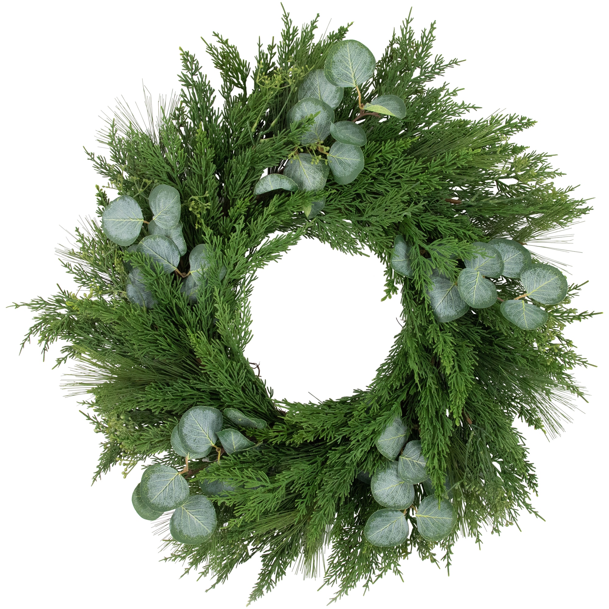Northlight 35688251 24-in Indoor Green Pine Artificial Christmas Wreath