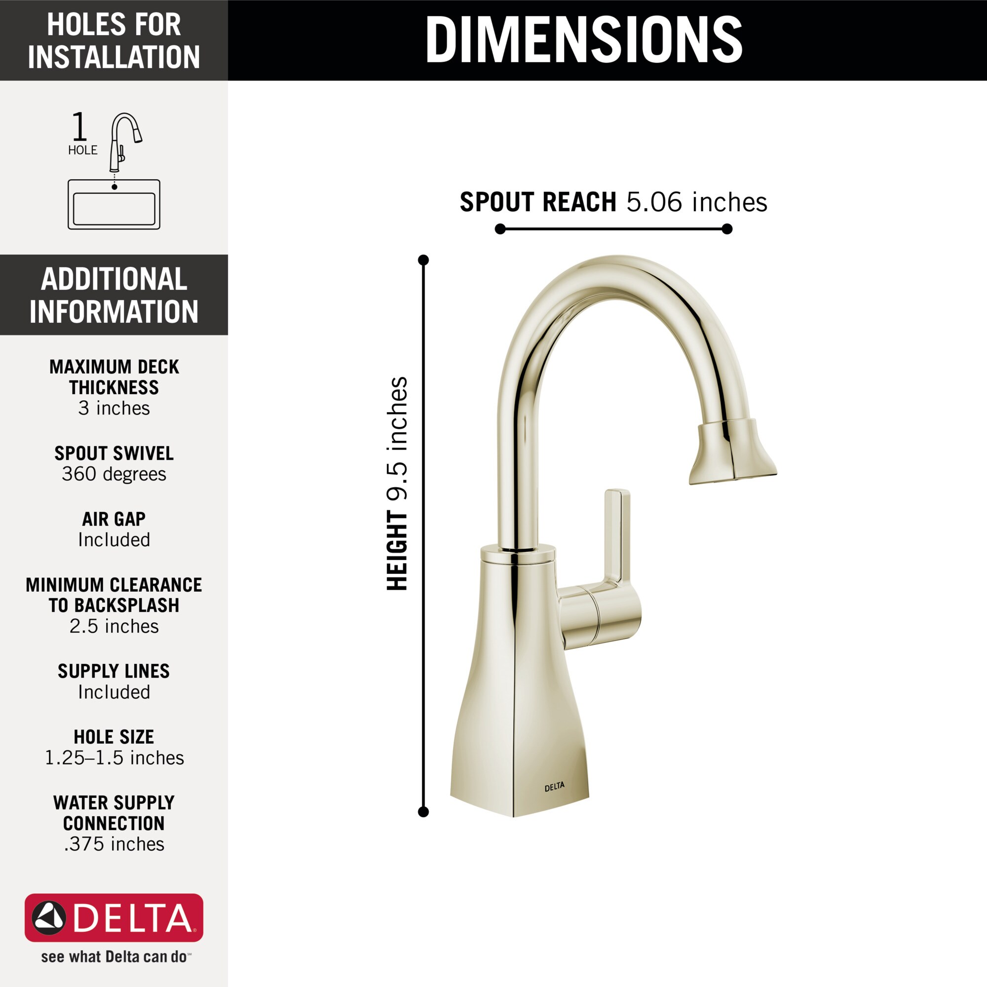 Delta 1940-PN-DST Hot-Water-Dispensers - View #2