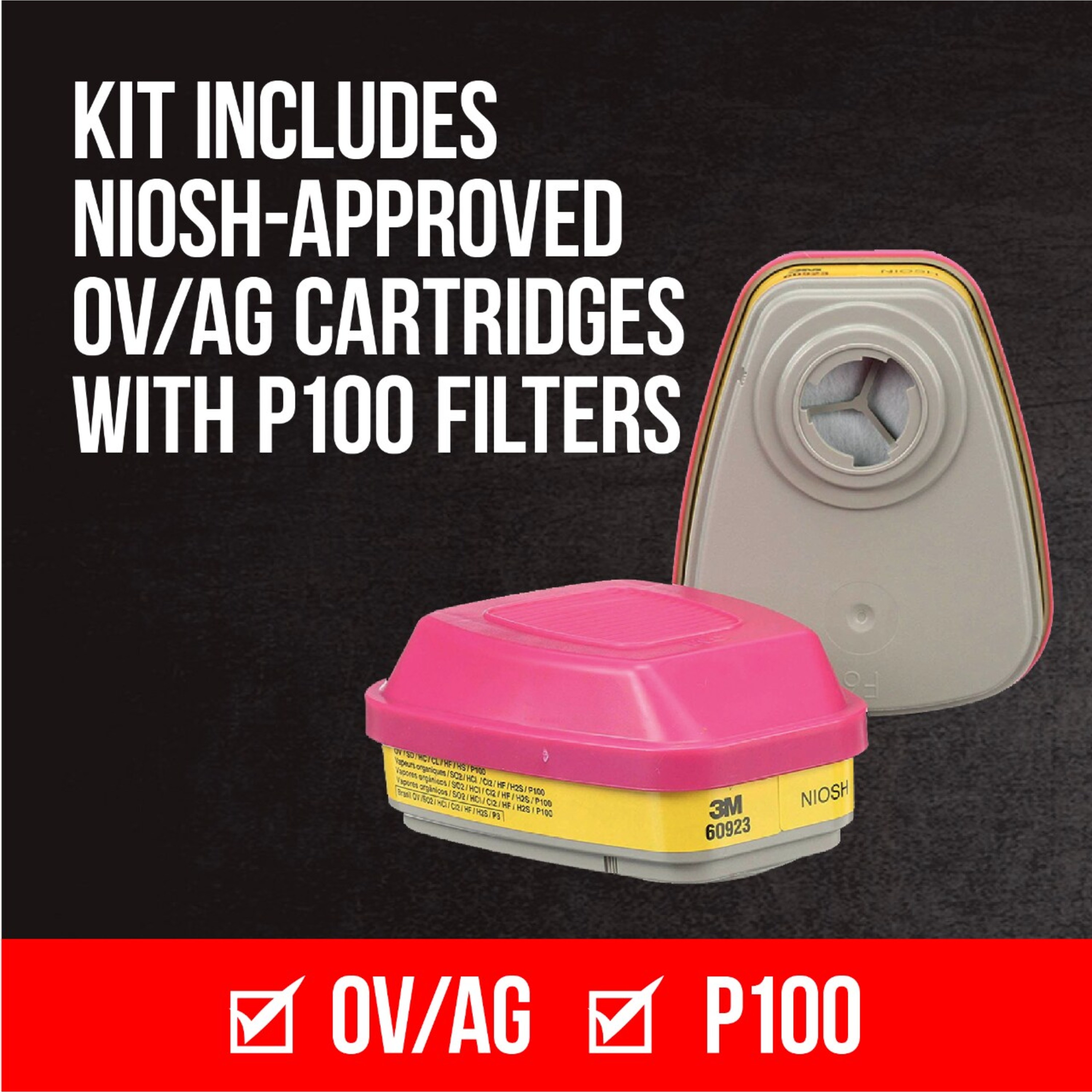 3M 6502QLP1-DC respirators - View #4